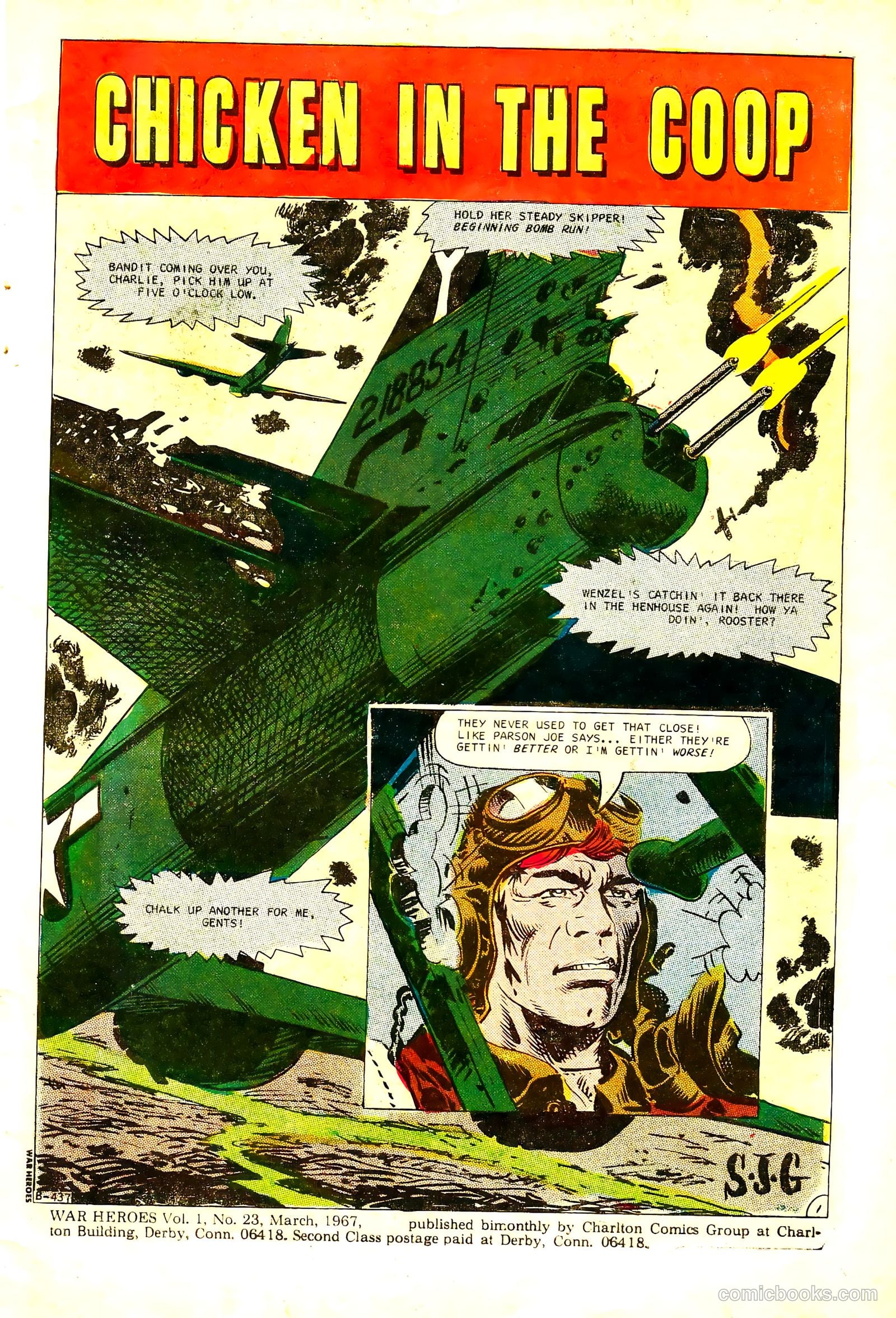 War Heroes #23 (1967) — page 3 of 36