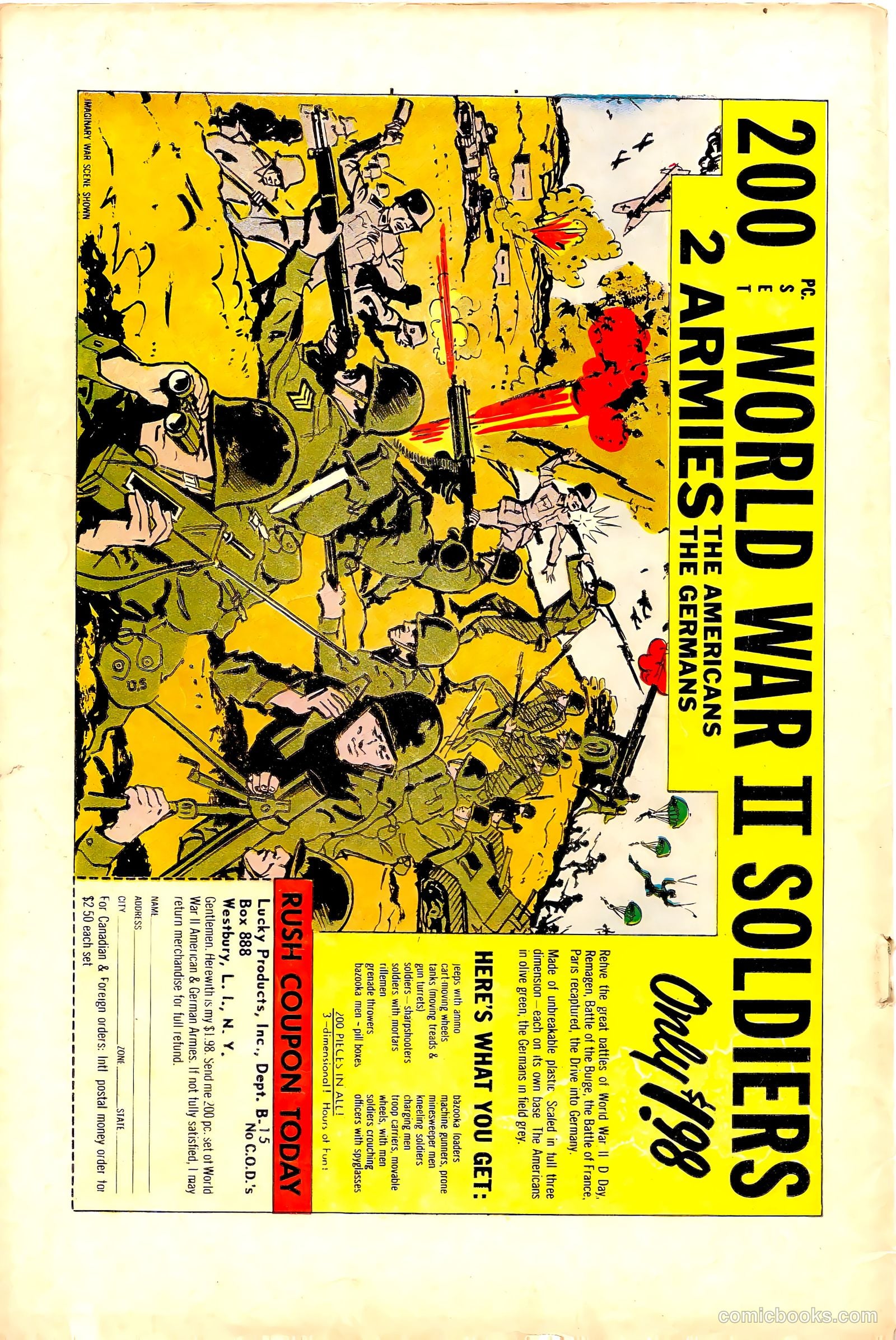 War Heroes #23 (1967) — page 36 of 36