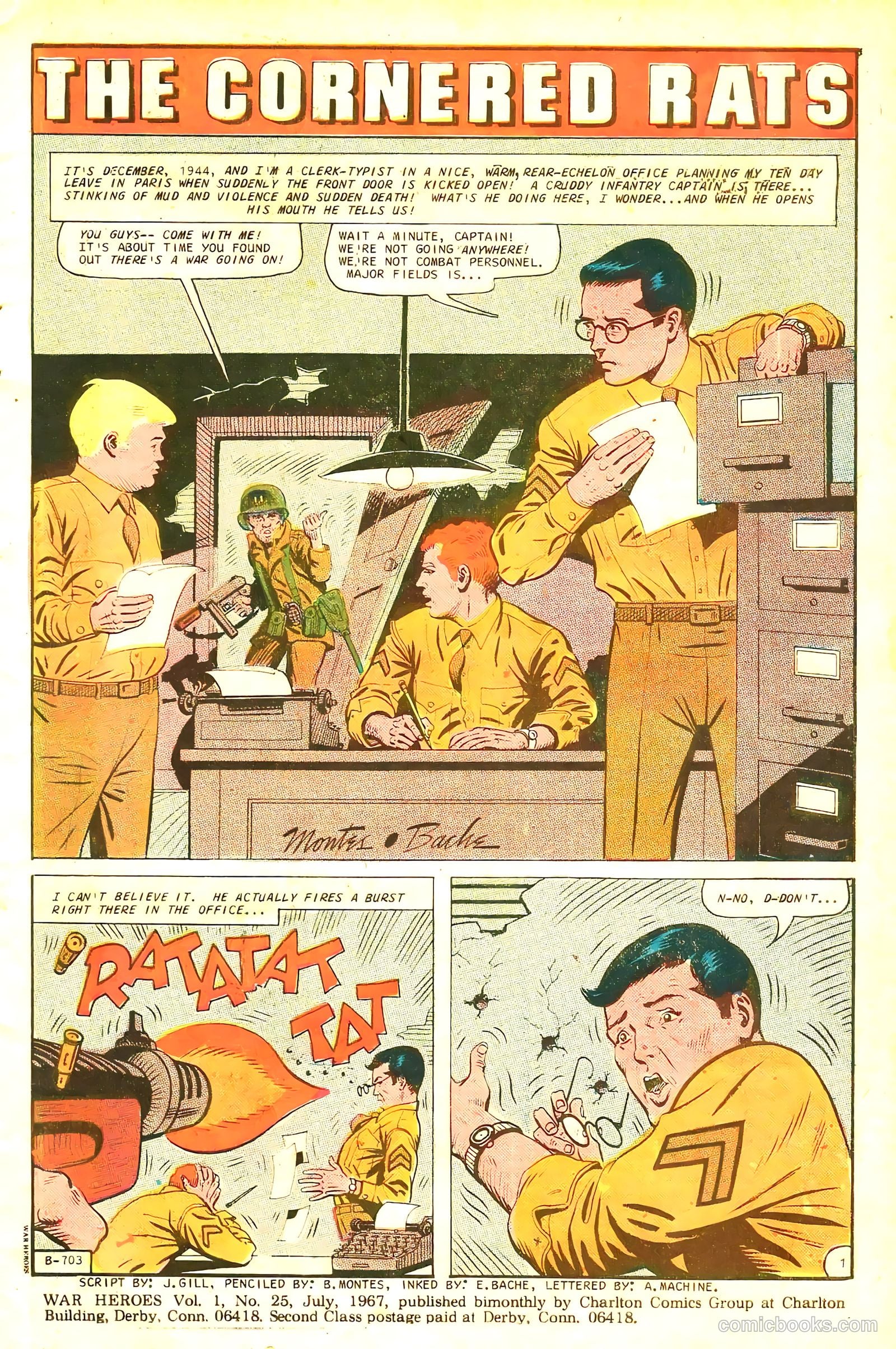 War Heroes #25 (1967) — page 3 of 36
