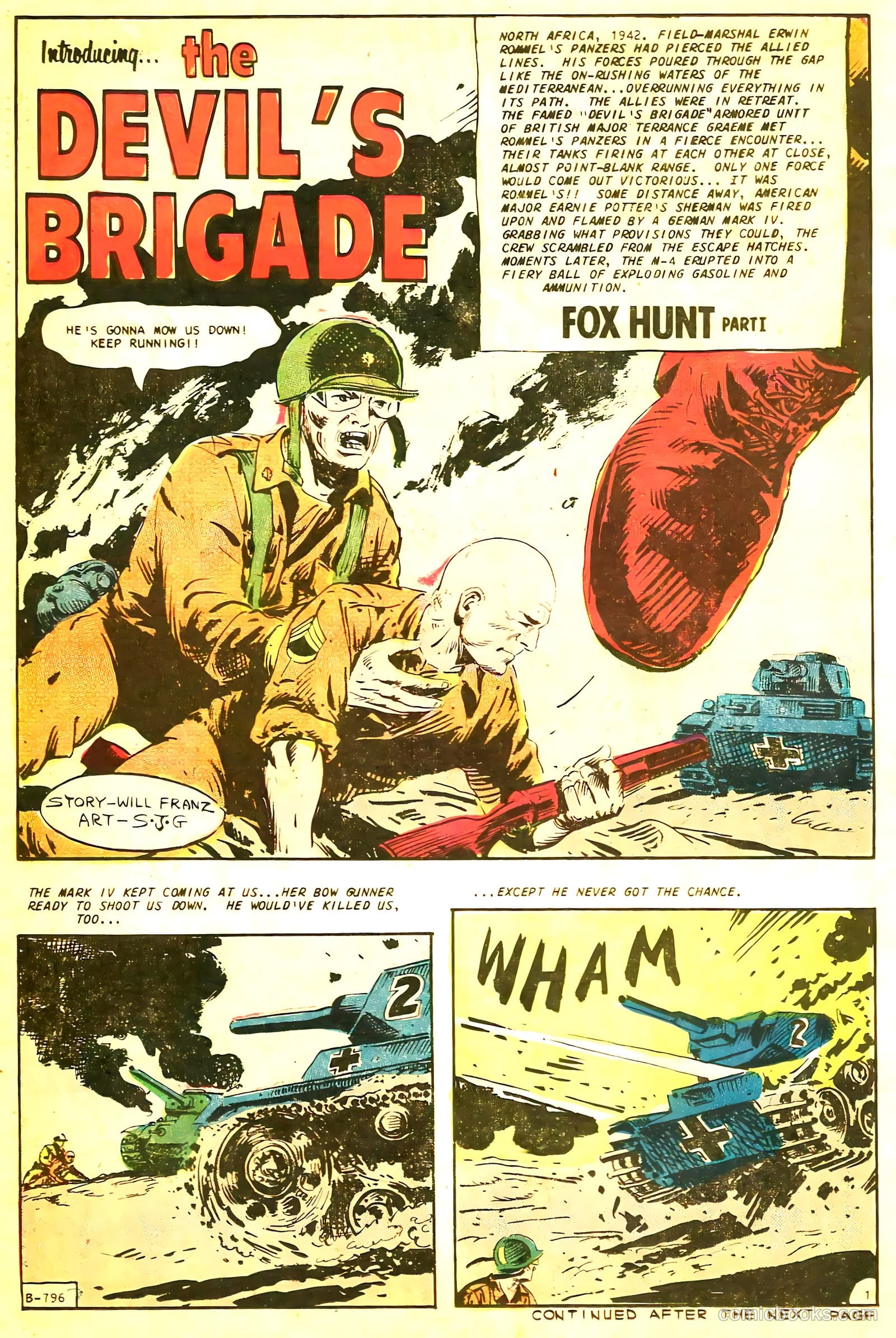 War Heroes #27 (1967) — page 22 of 36