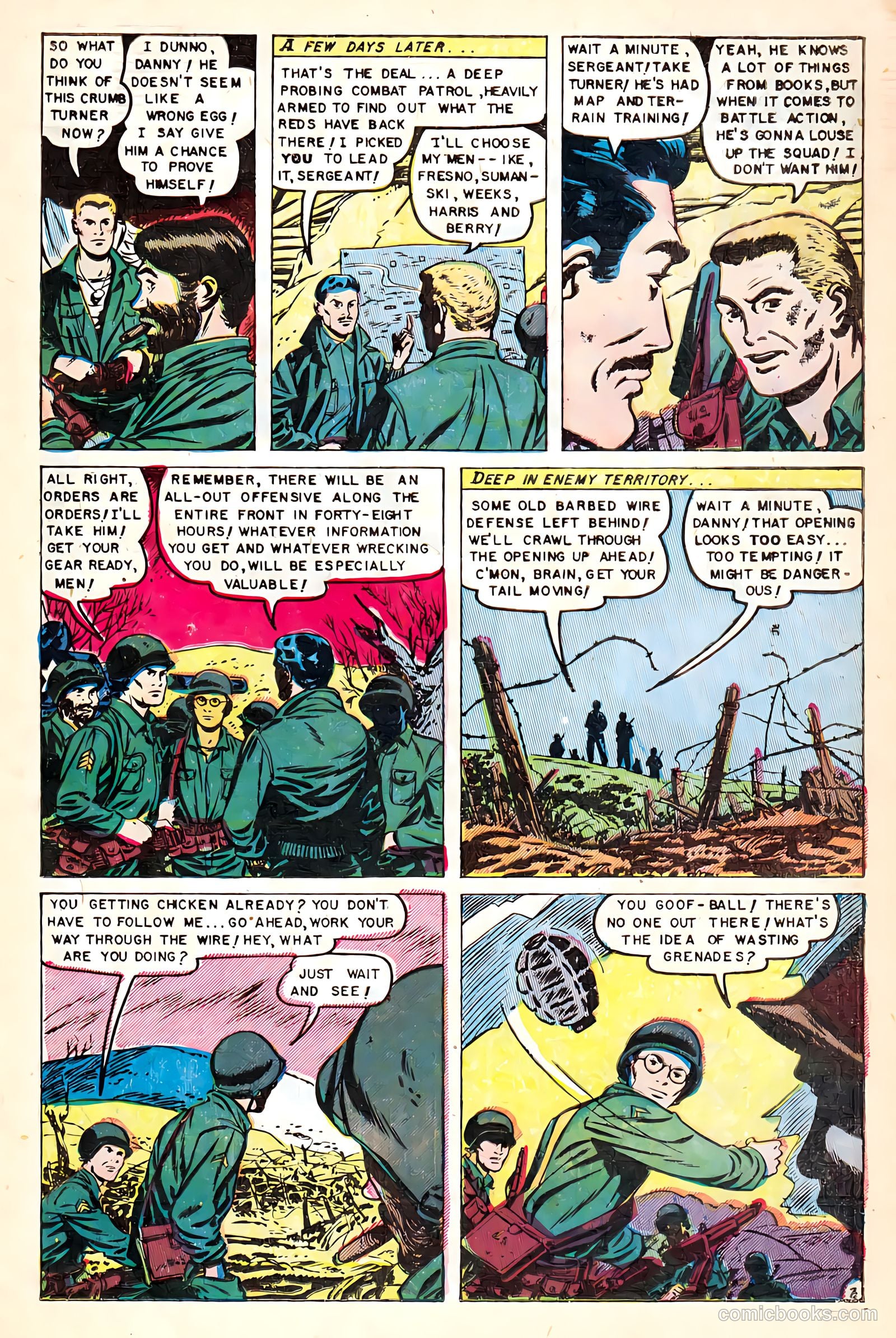 War Heroes #3 (1952) — page 19 of 36