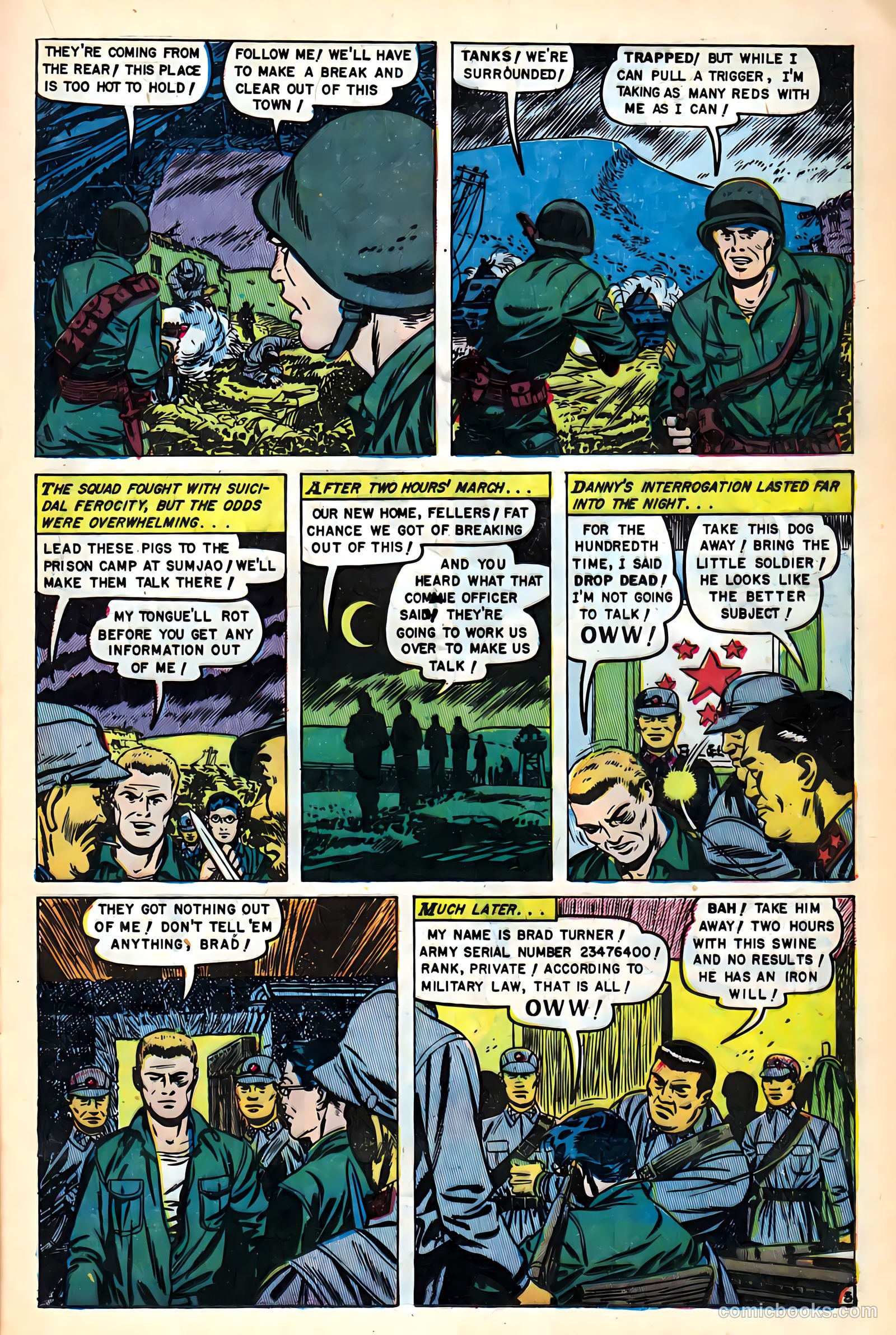 War Heroes #3 (1952) — page 21 of 36