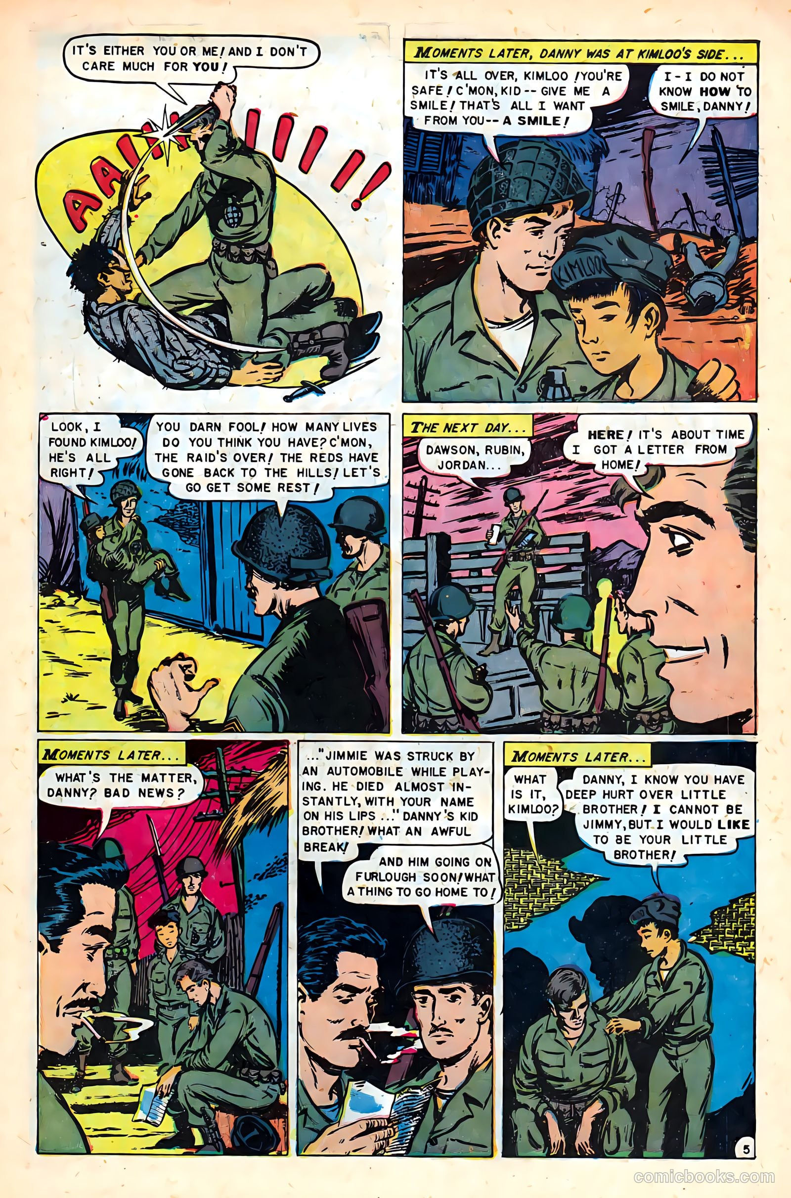 War Heroes #4 (1952) — page 7 of 36
