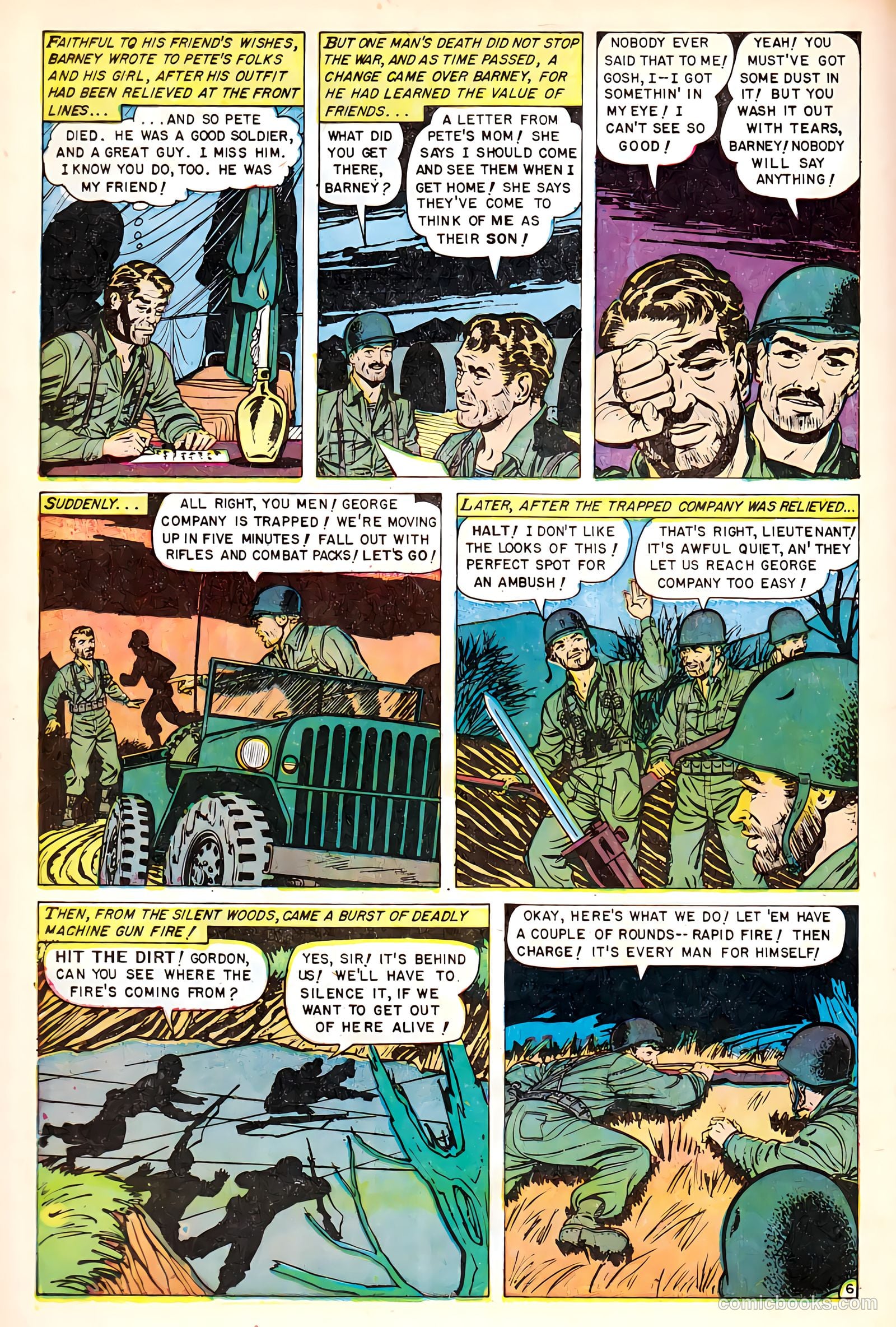 War Heroes #4 (1952) — page 16 of 36