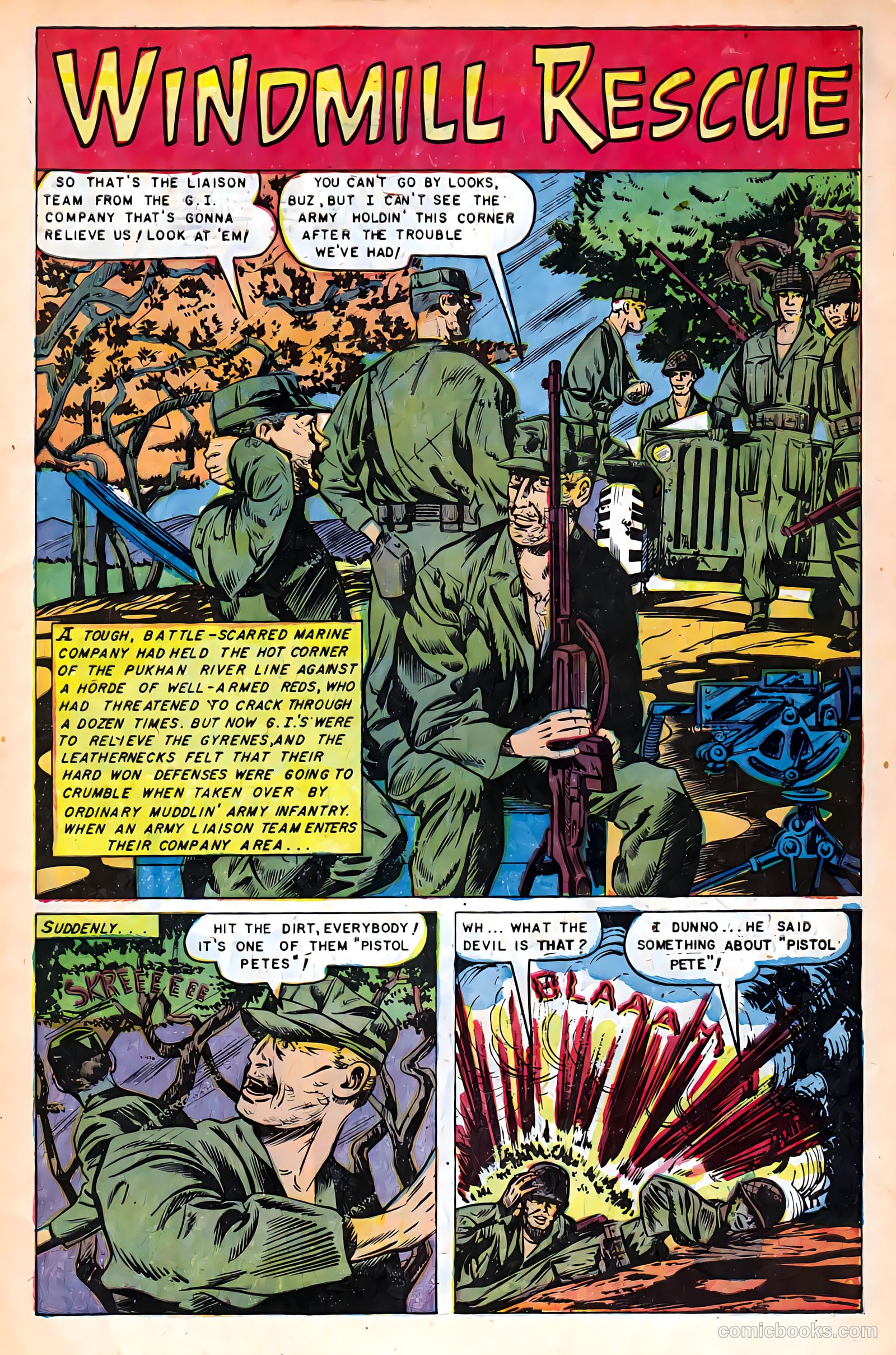 War Heroes #5 (1952) — page 3 of 36