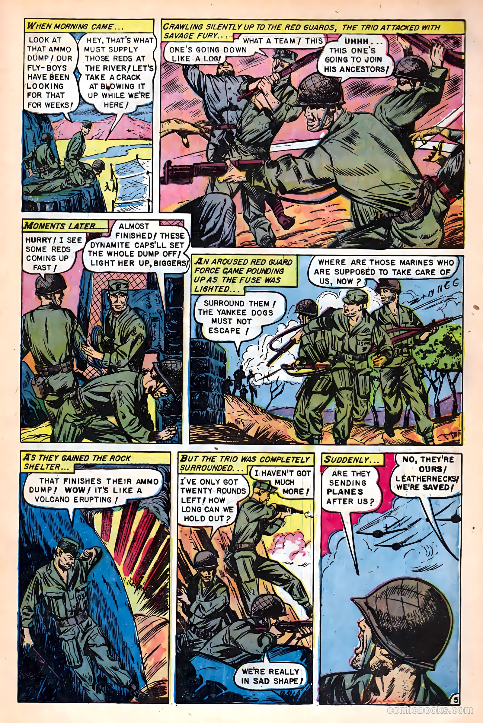 War Heroes #5 (1952) — page 7 of 36