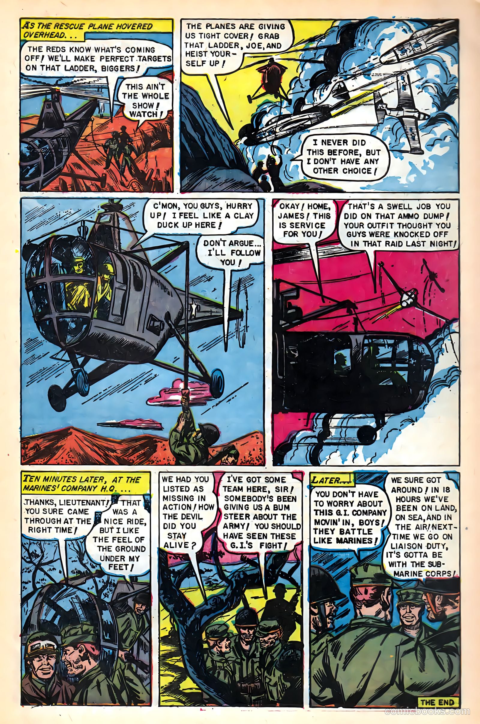 War Heroes #5 (1952) — page 9 of 36