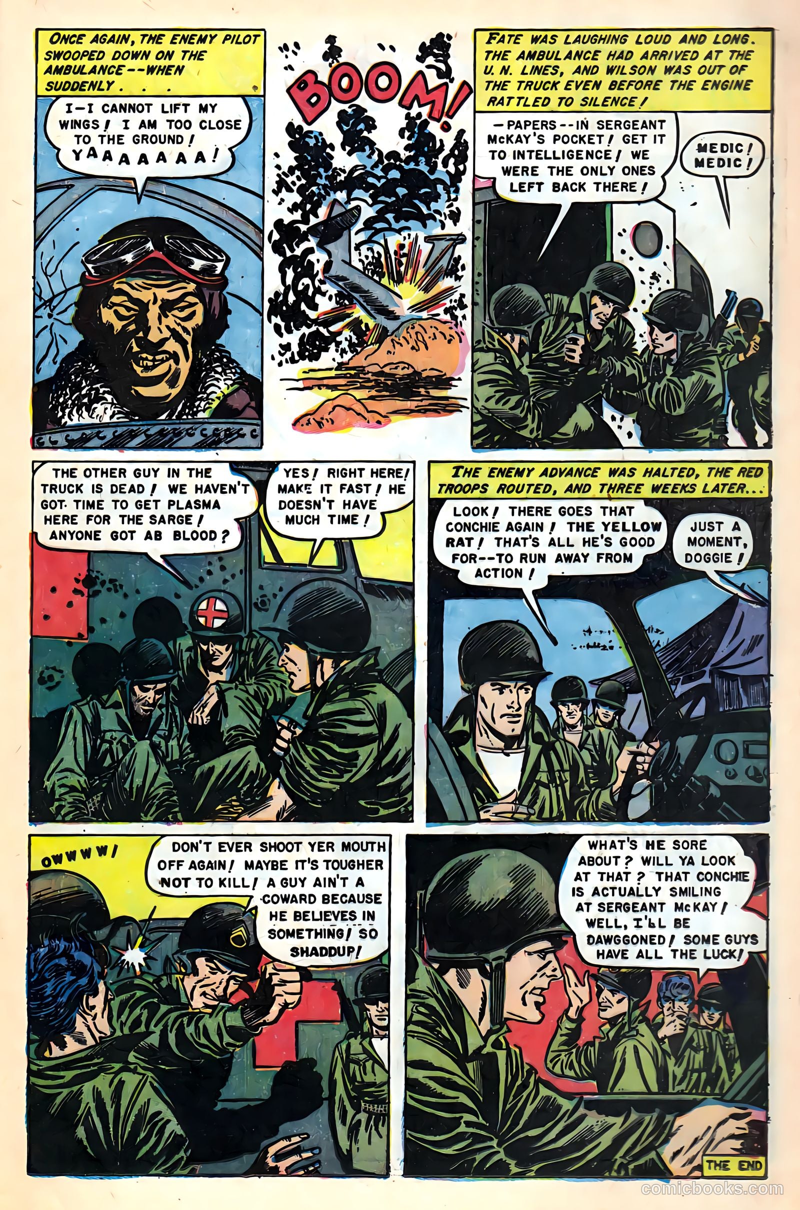 War Heroes #5 (1952) — page 17 of 36