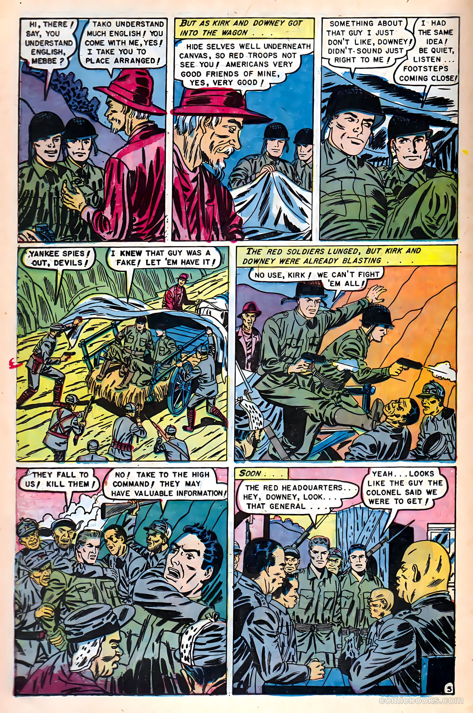War Heroes #5 (1952) — page 22 of 36