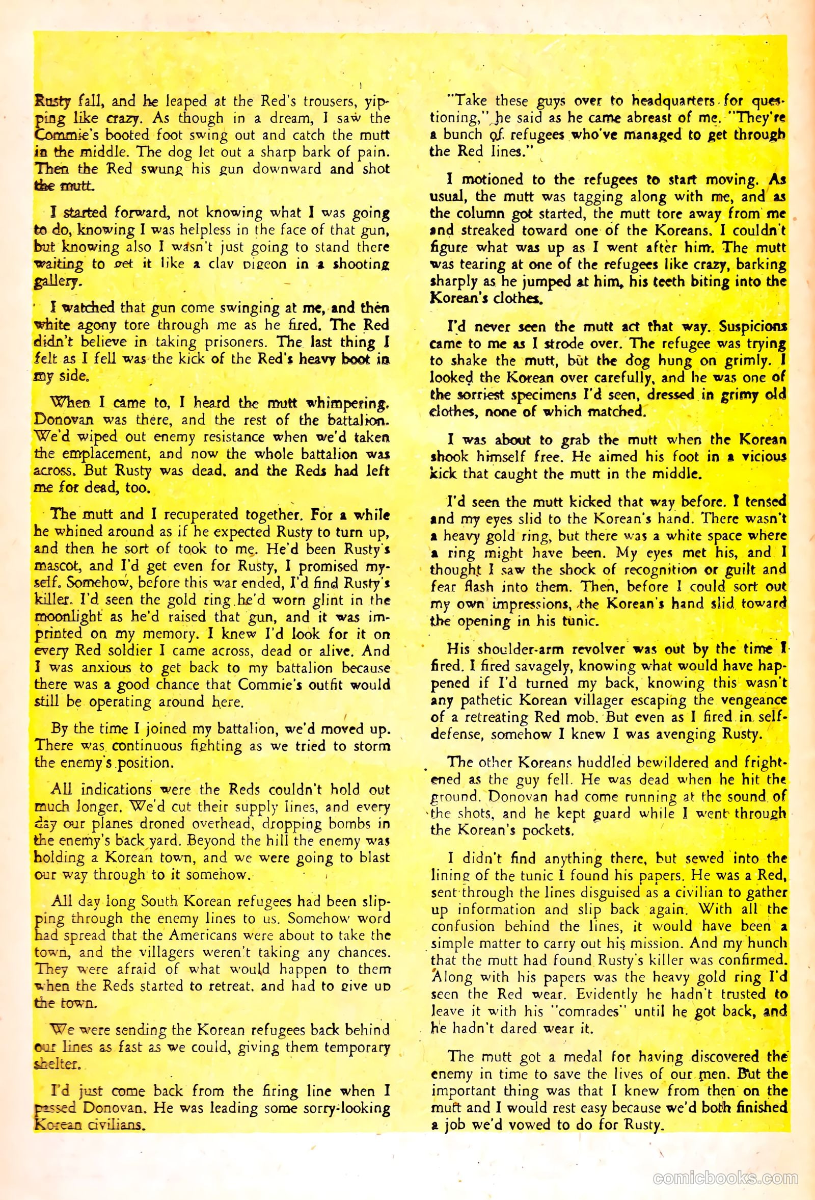War Heroes #5 (1952) — page 26 of 36