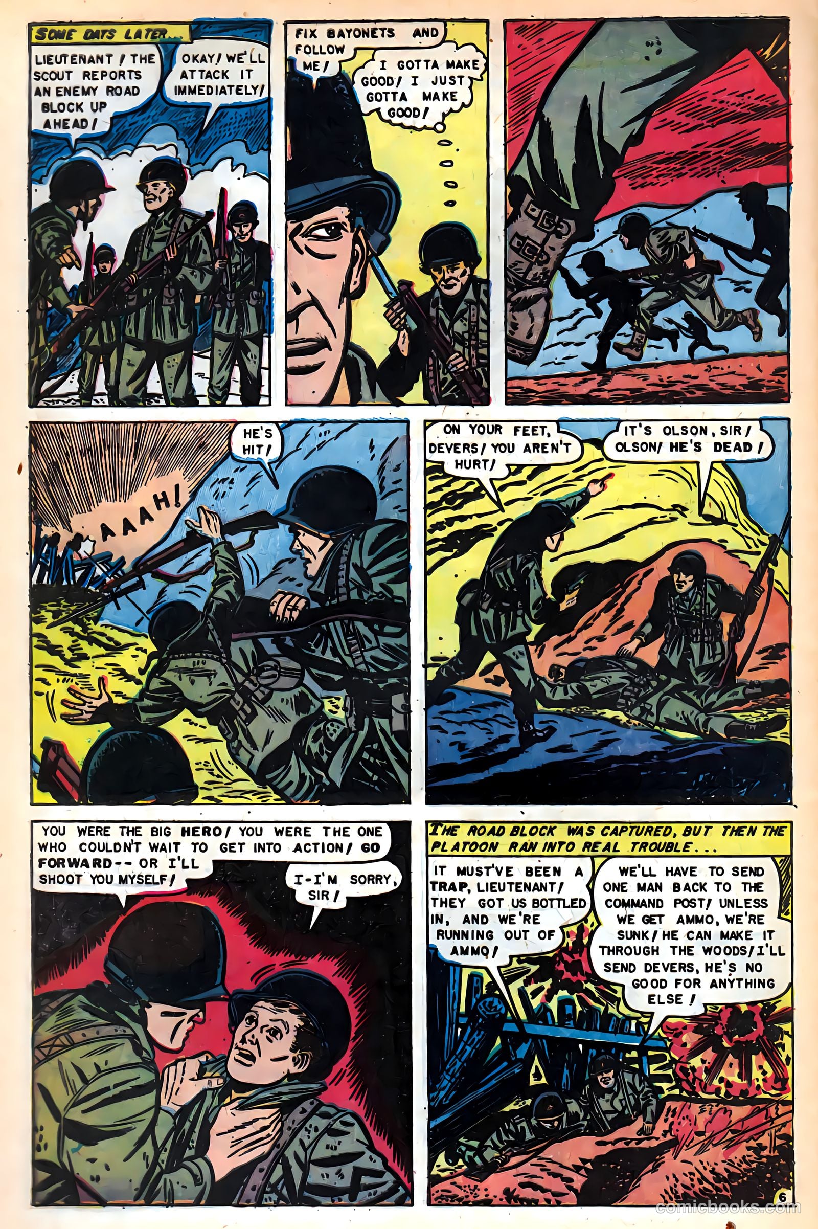 War Heroes #5 (1952) — page 32 of 36