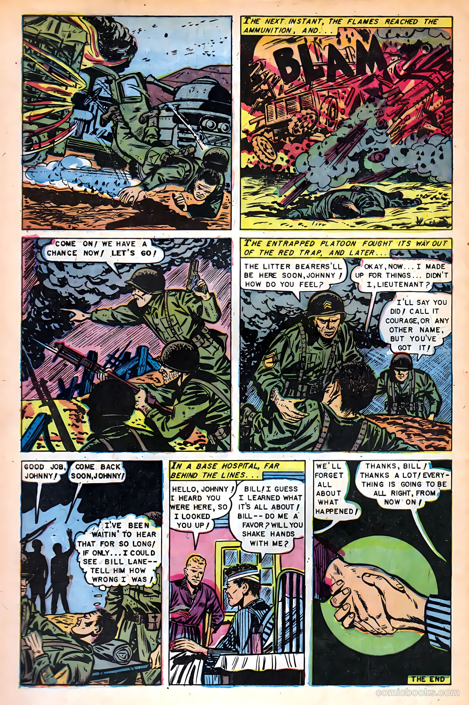 War Heroes #5 (1952) — page 34 of 36