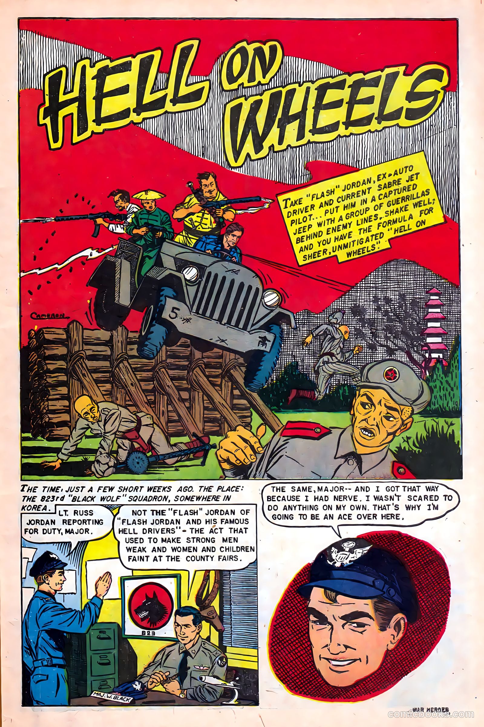 War Heroes #6 (1952) — page 3 of 36