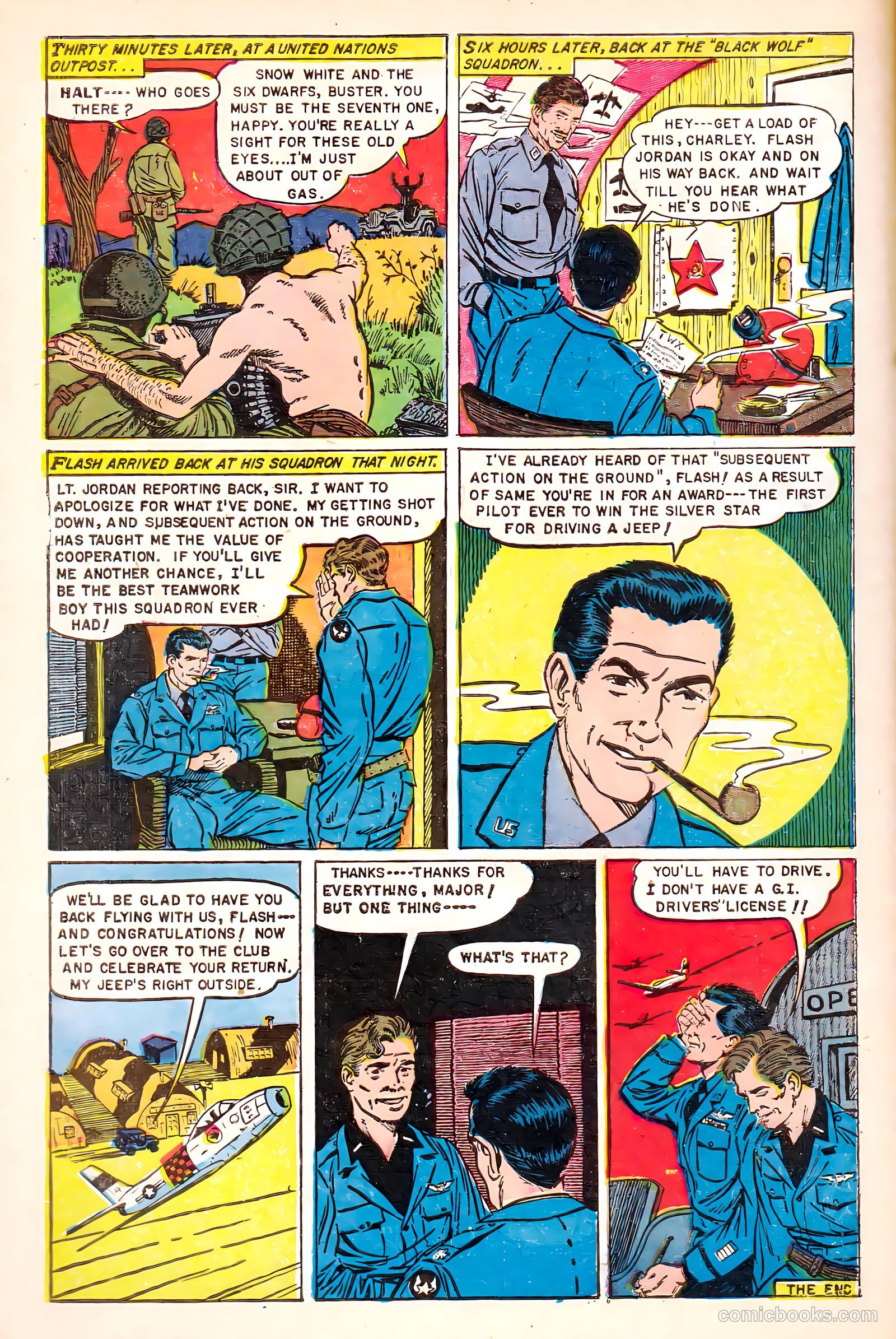 War Heroes #6 (1952) — page 10 of 36