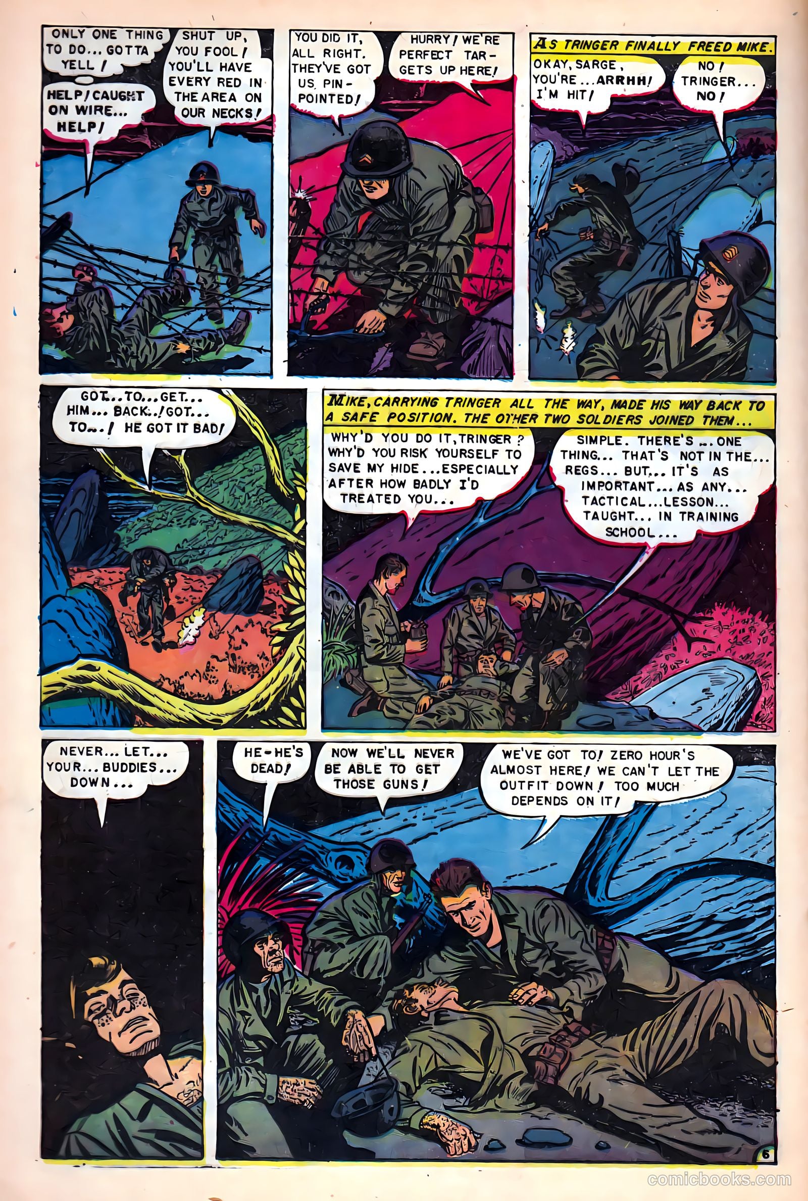 War Heroes #6 (1952) — page 16 of 36