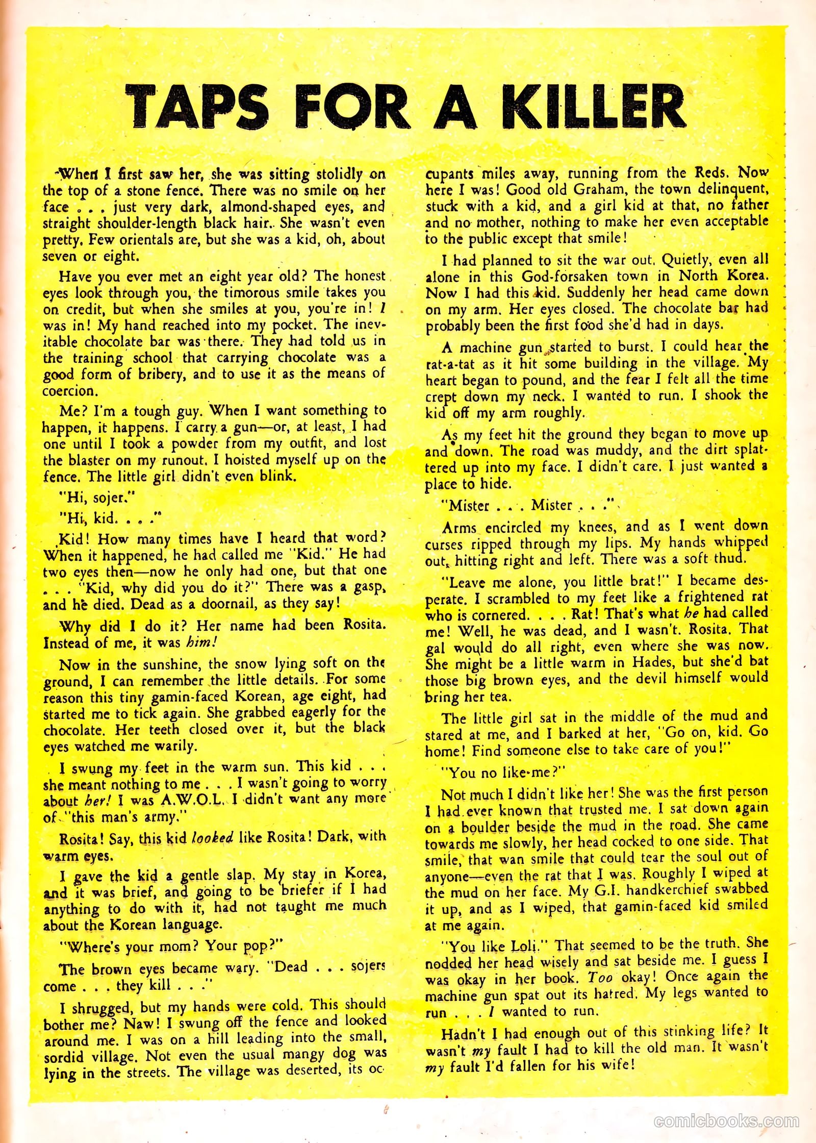War Heroes #6 (1952) — page 25 of 36