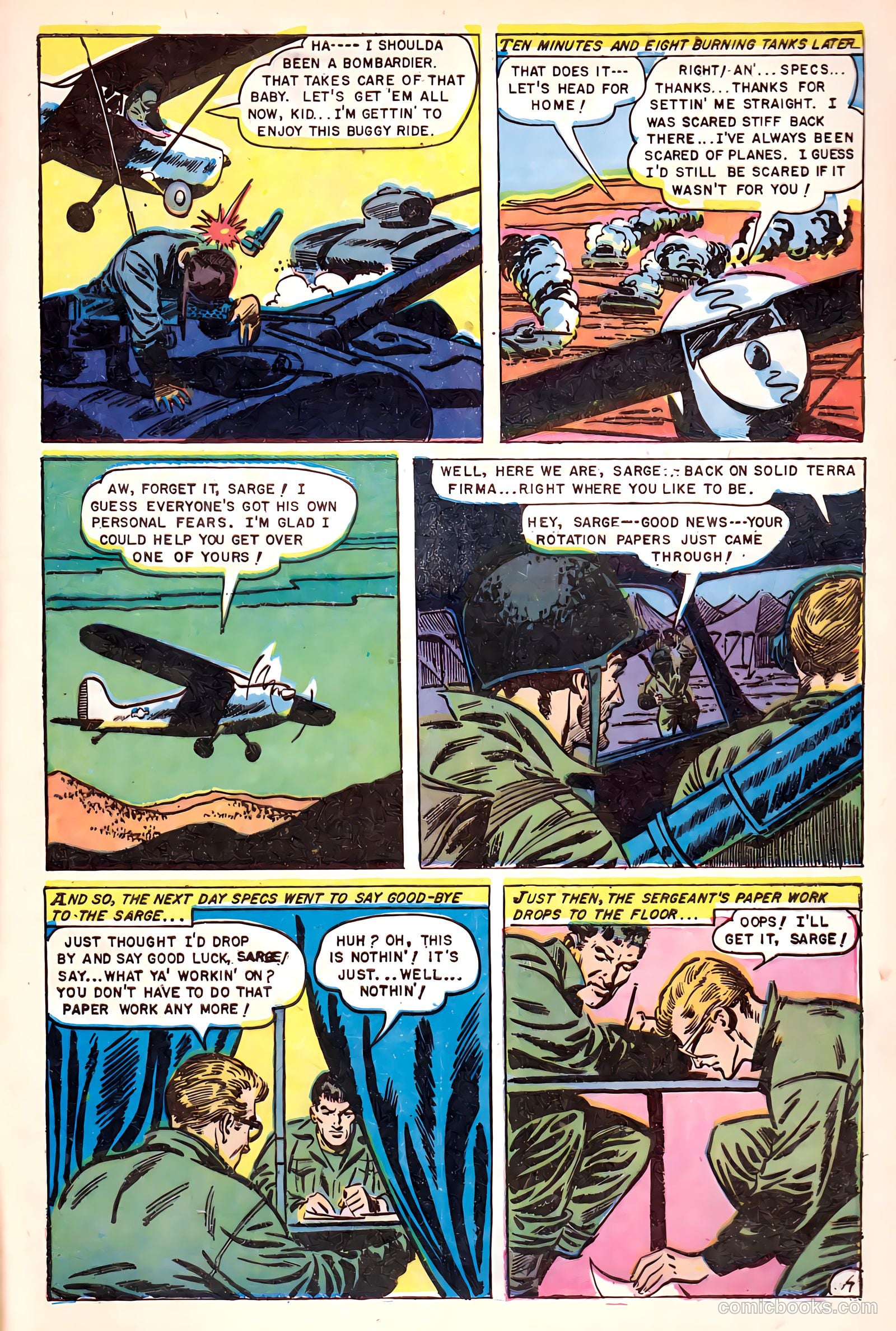 War Heroes #6 (1952) — page 33 of 36