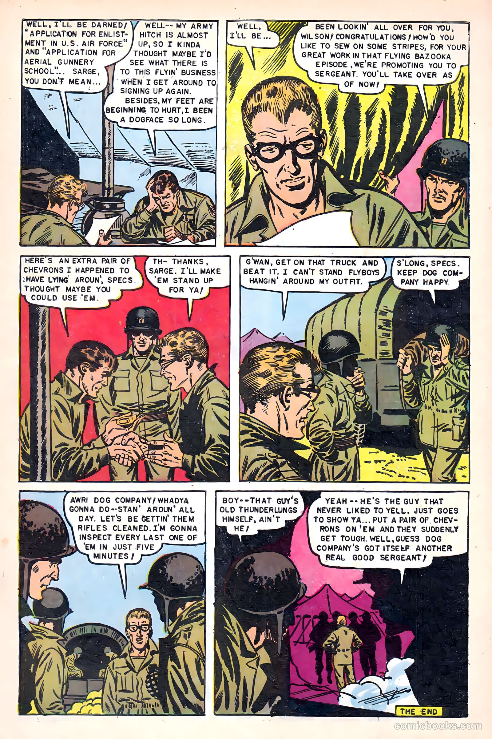 War Heroes #6 (1952) — page 34 of 36