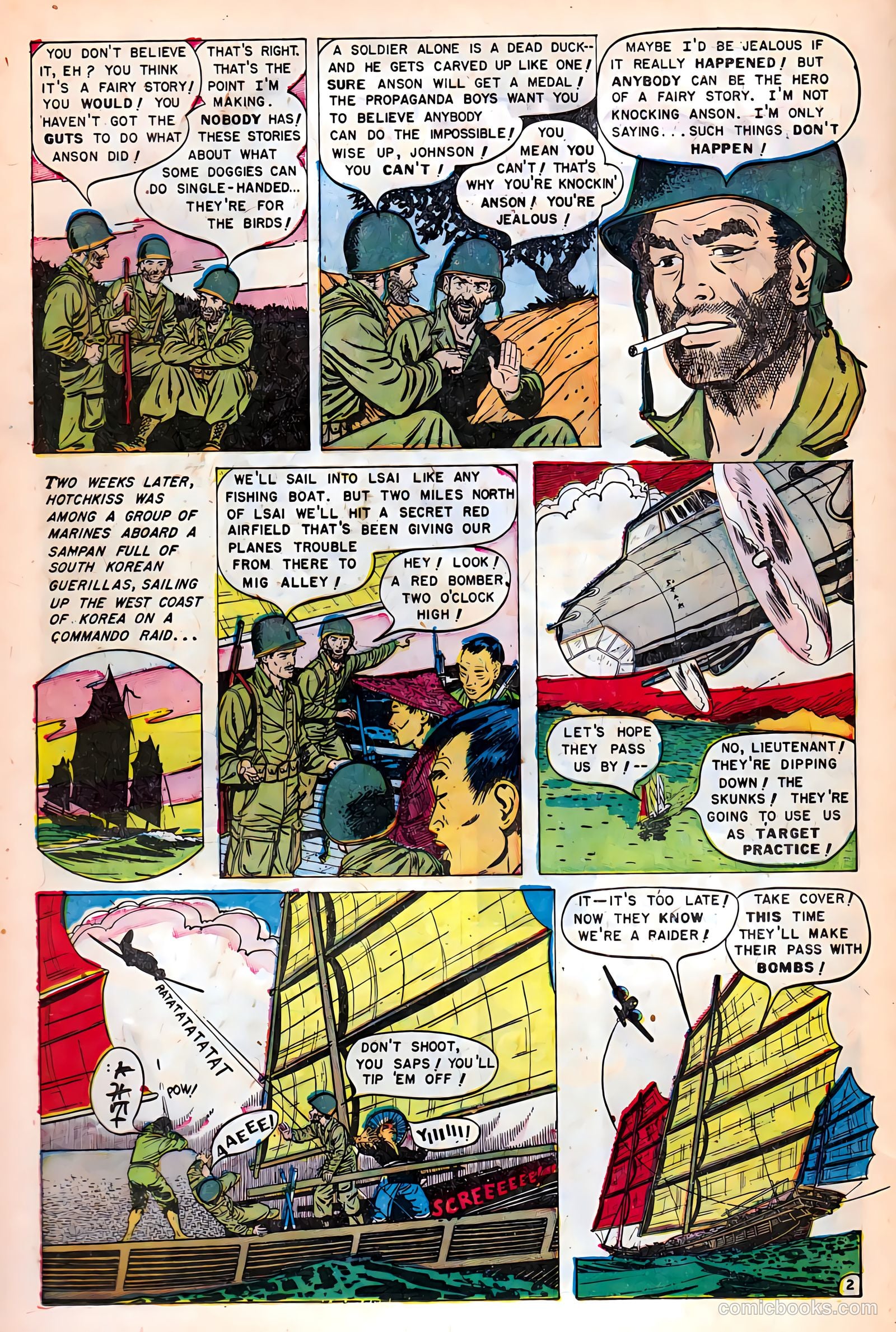 War Heroes #7 (1953) — page 20 of 36