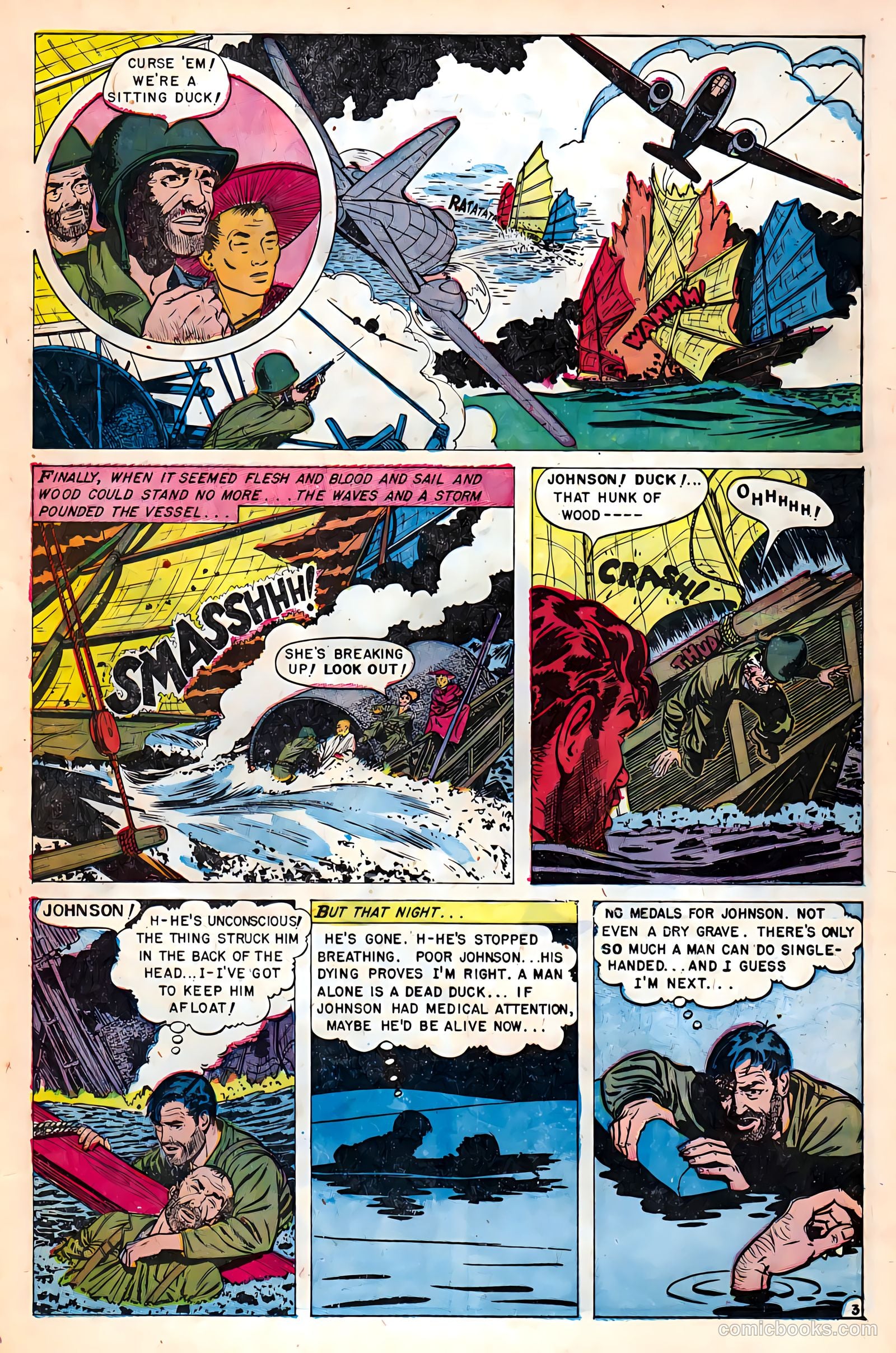 War Heroes #7 (1953) — page 21 of 36