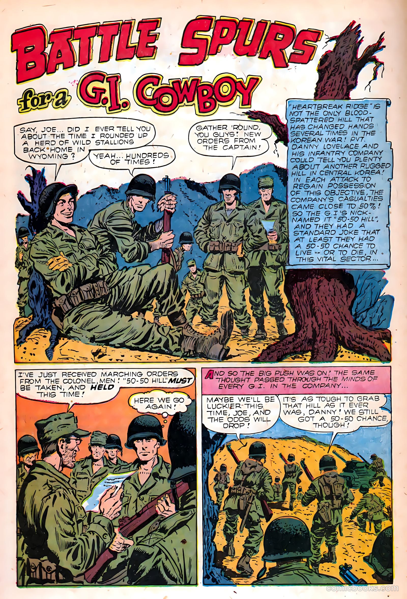 War Heroes #7 (1953) — page 28 of 36