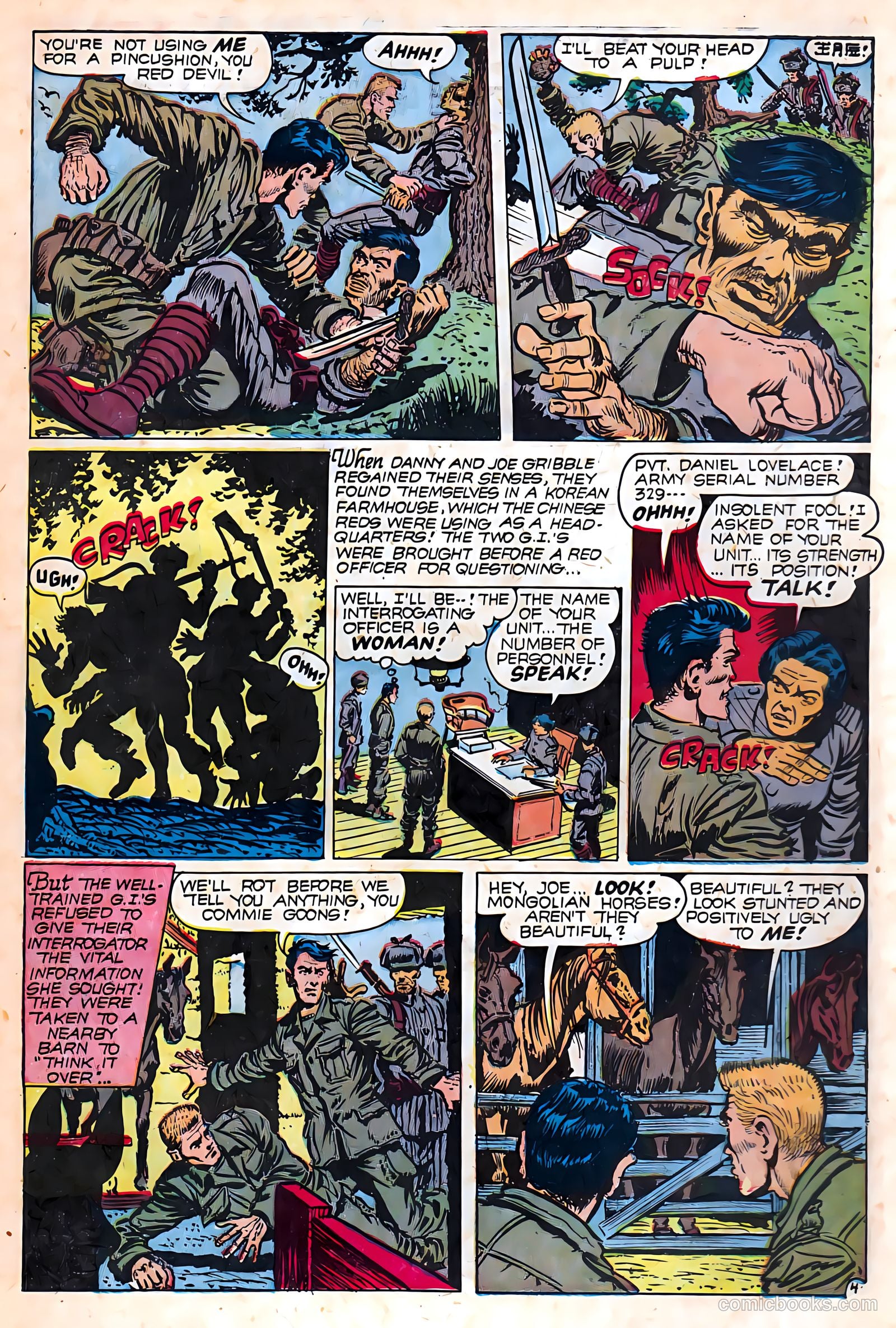 War Heroes #7 (1953) — page 31 of 36
