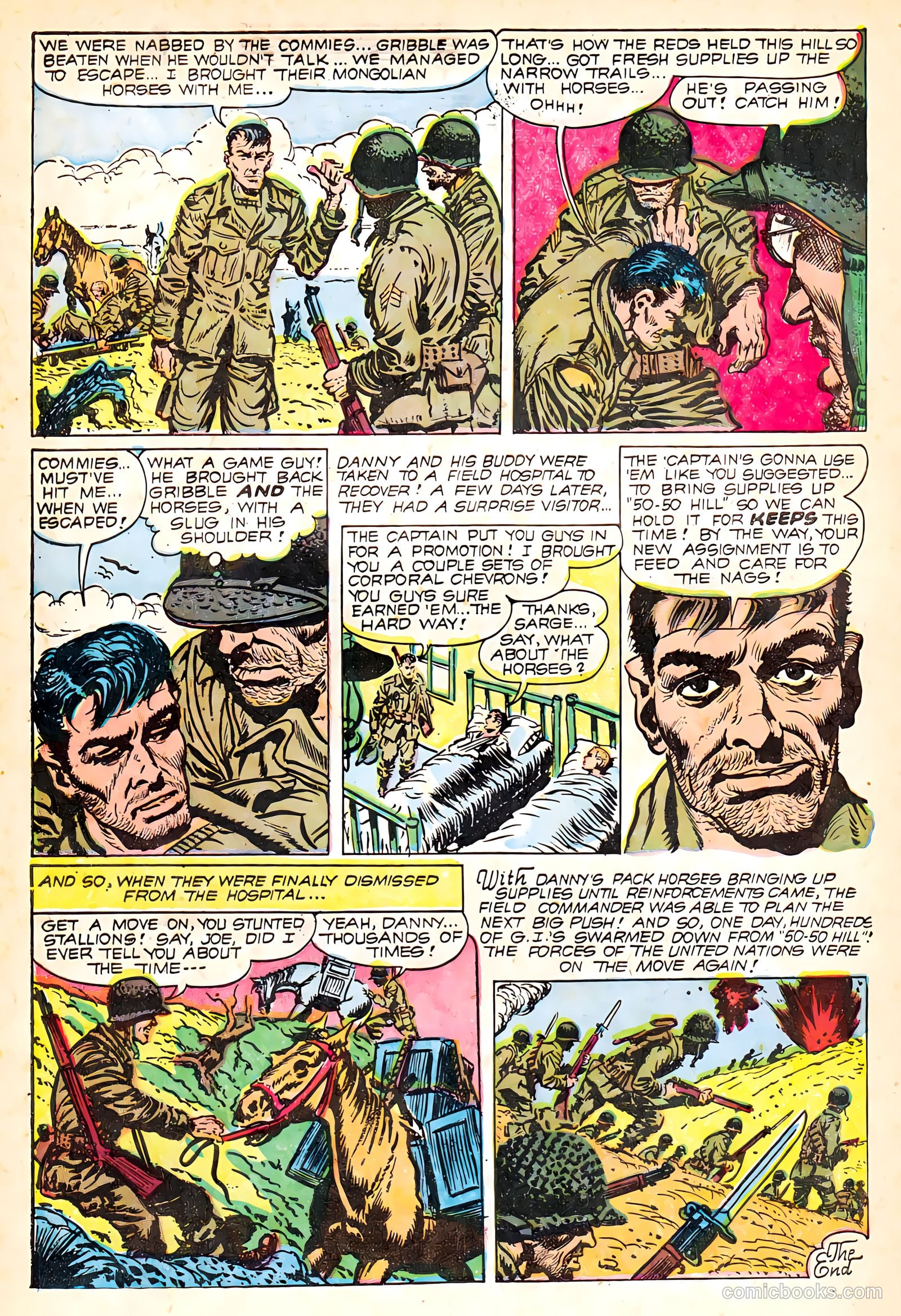 War Heroes #7 (1953) — page 34 of 36