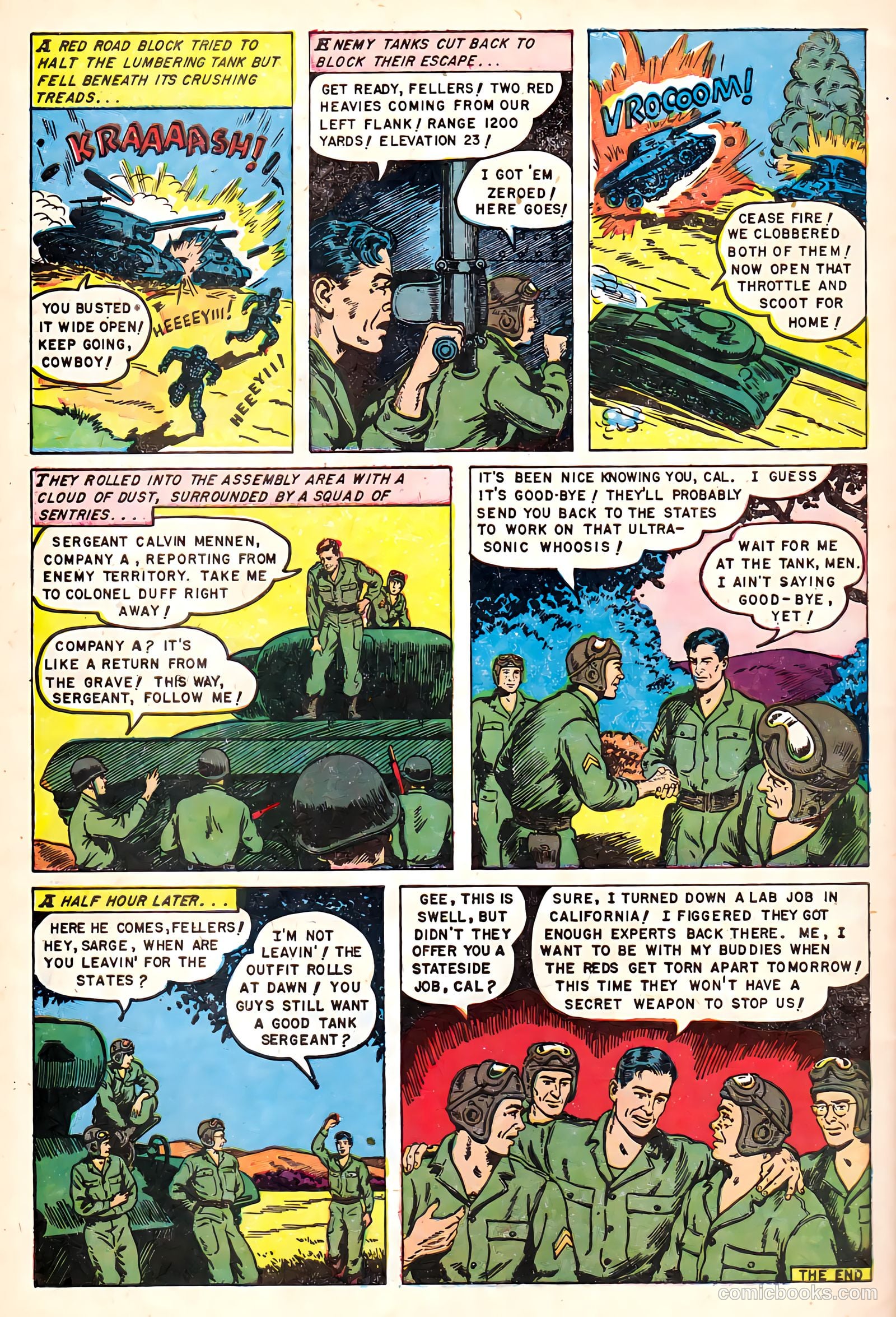 War Heroes #8 (1953) — page 34 of 36