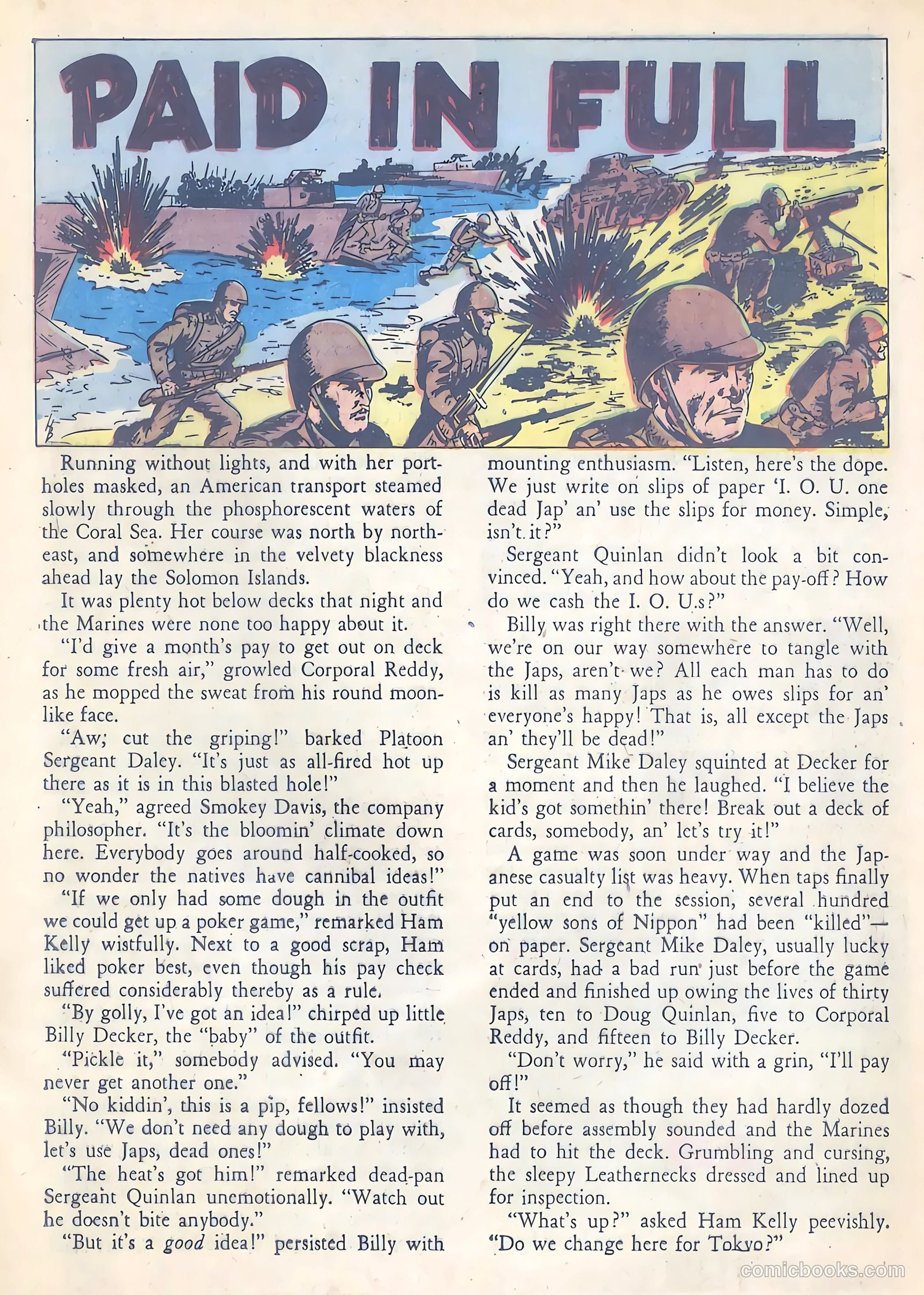 War Stories #7 (1943) — page 31 of 68