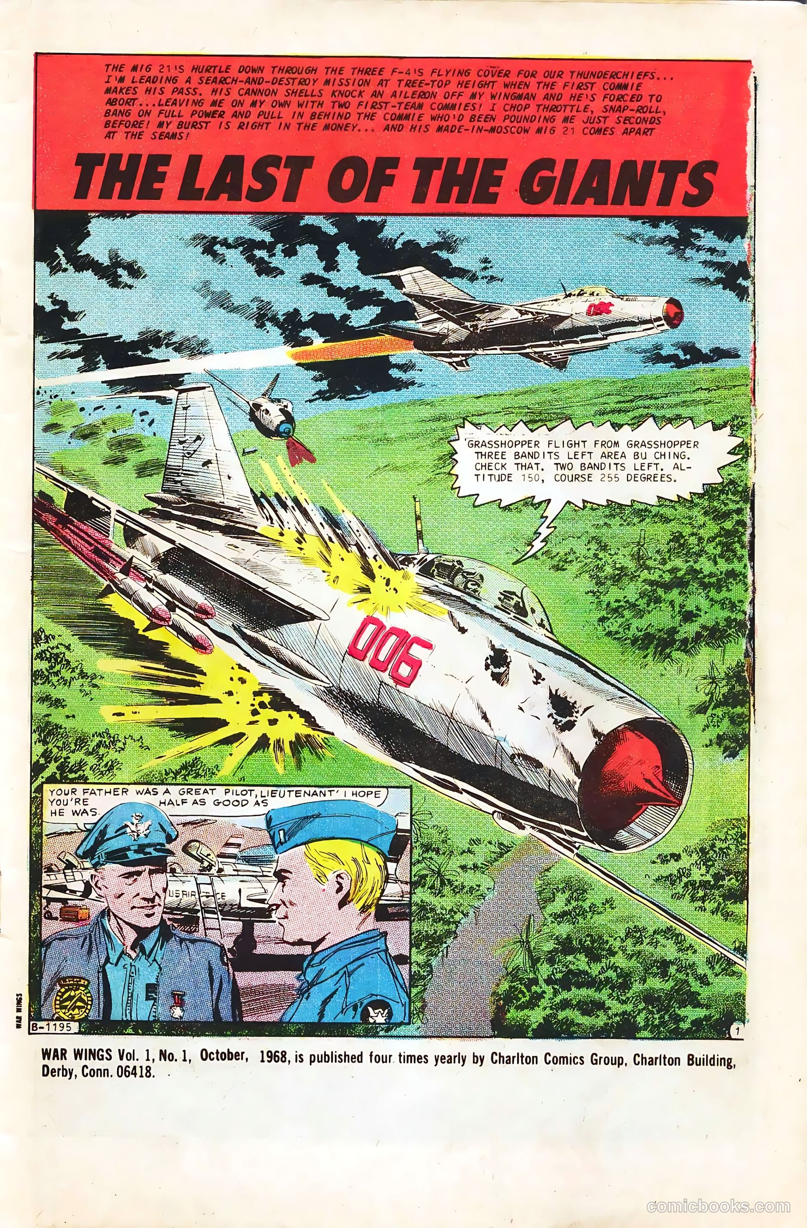 War Wings #1 (1968) — page 3 of 36