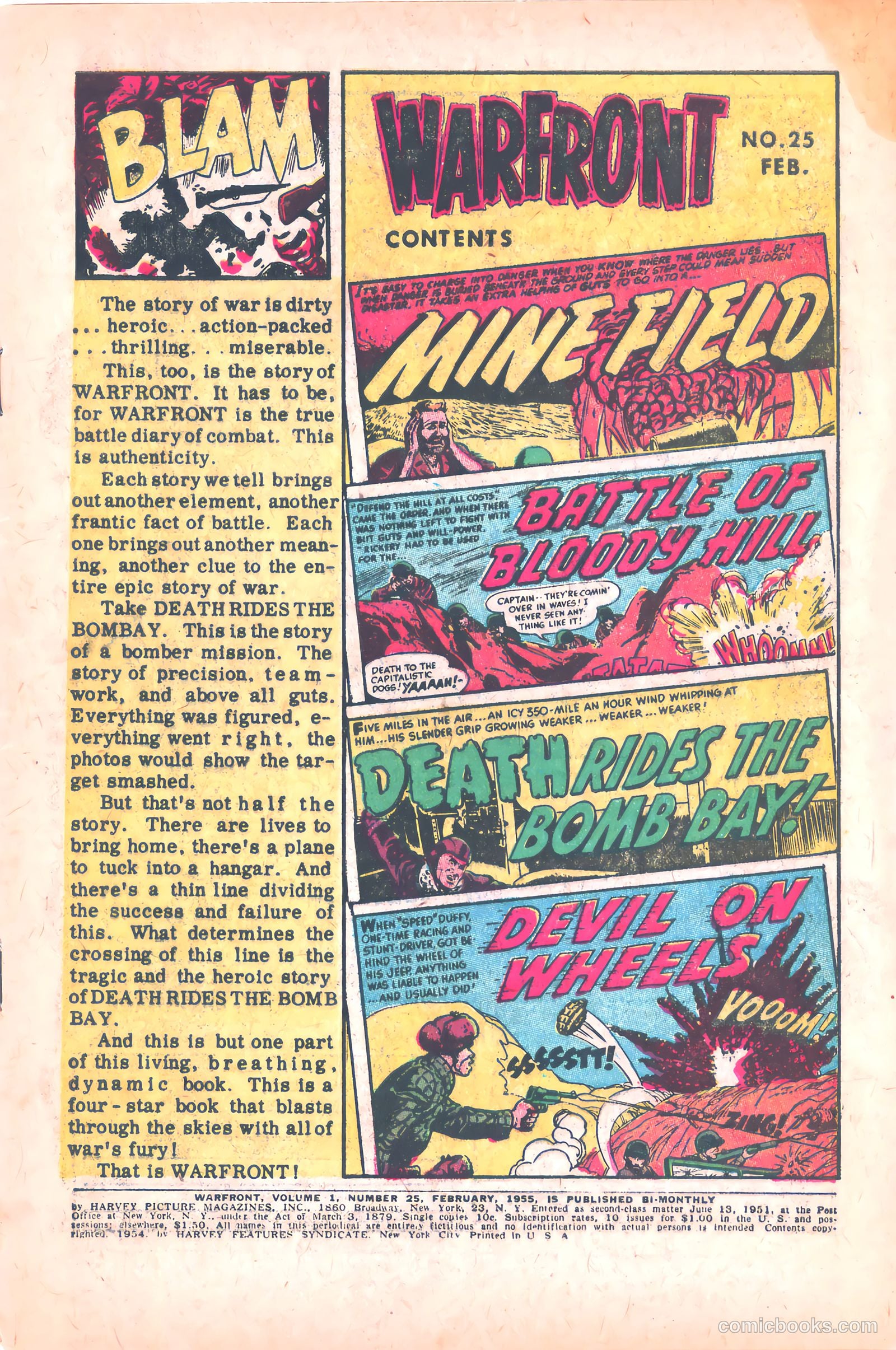 Warfront #25 (1955) — page 3 of 36