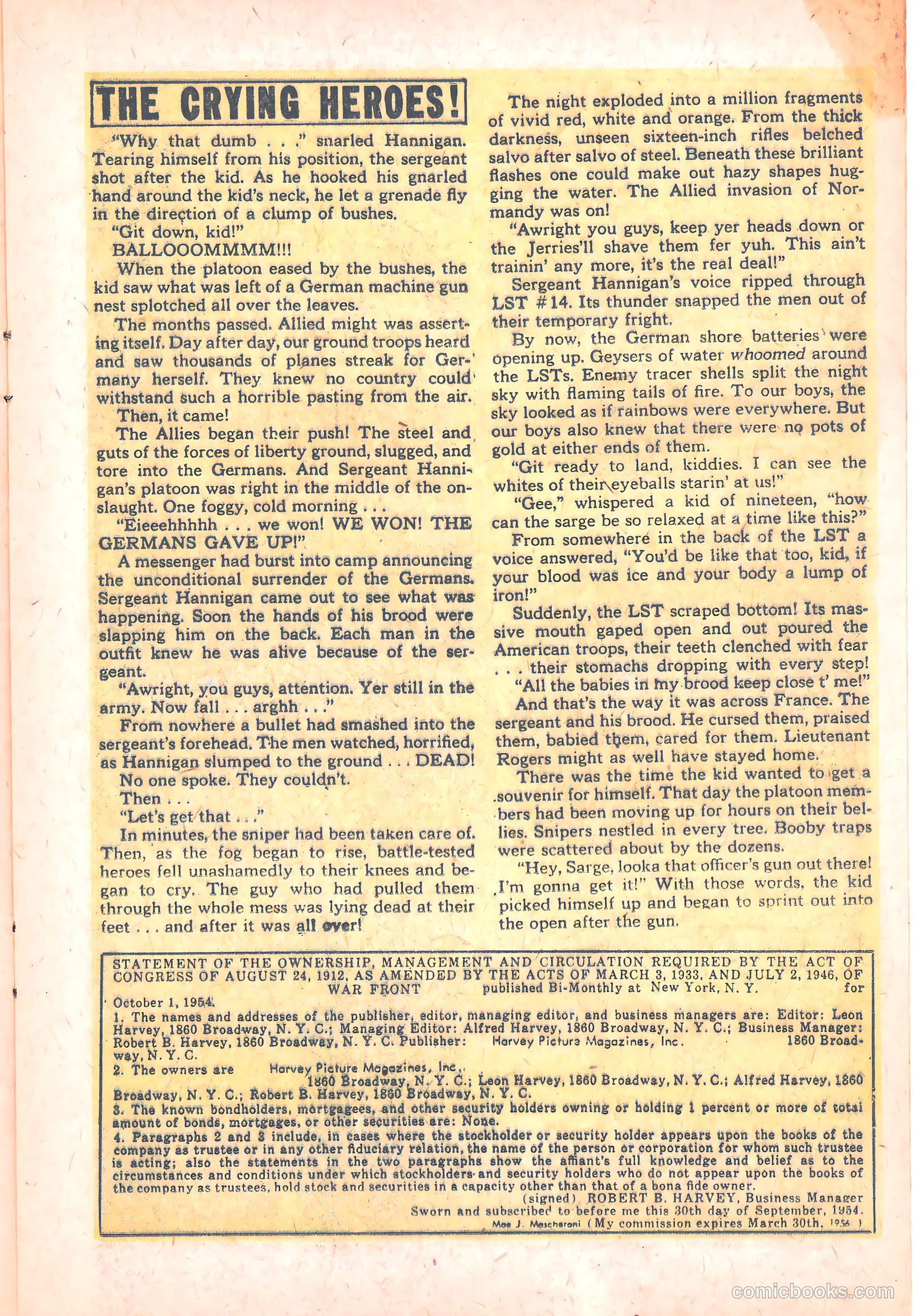 Warfront #25 (1955) — page 11 of 36