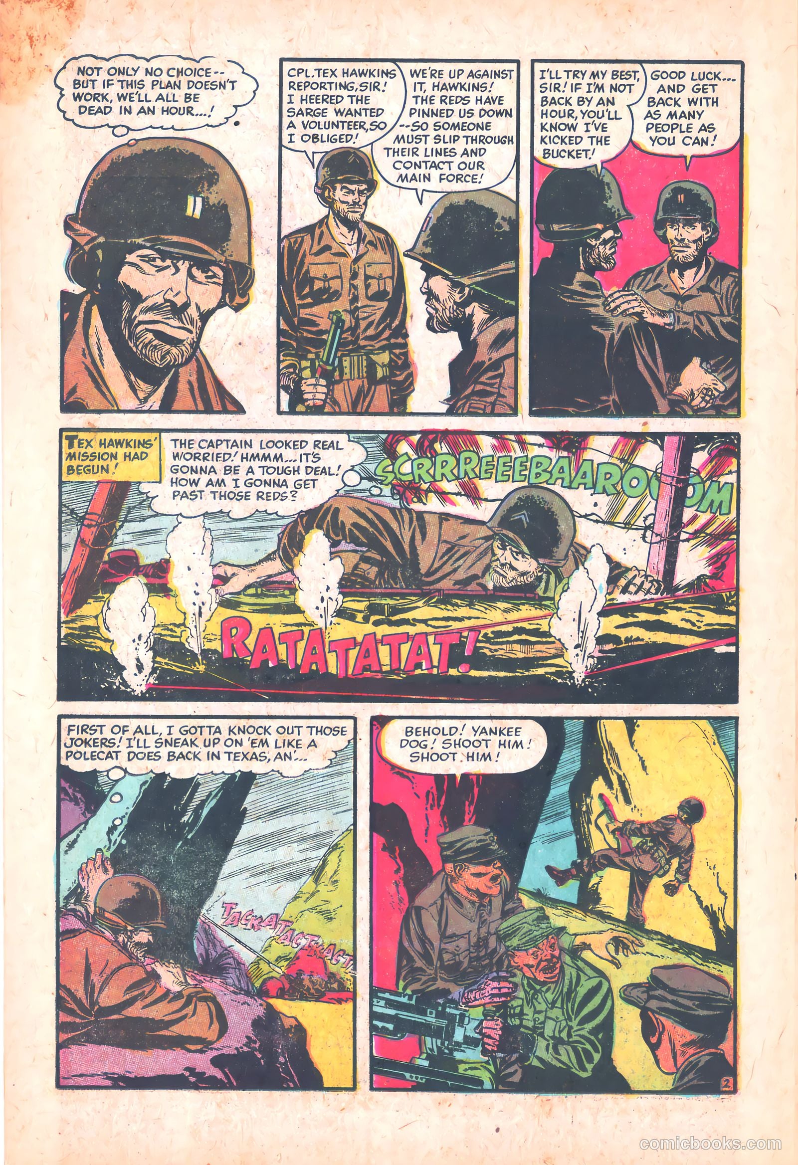 Warfront #25 (1955) — page 22 of 36