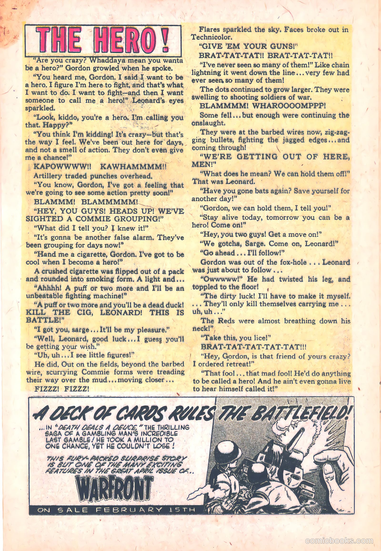 Warfront #25 (1955) — page 26 of 36