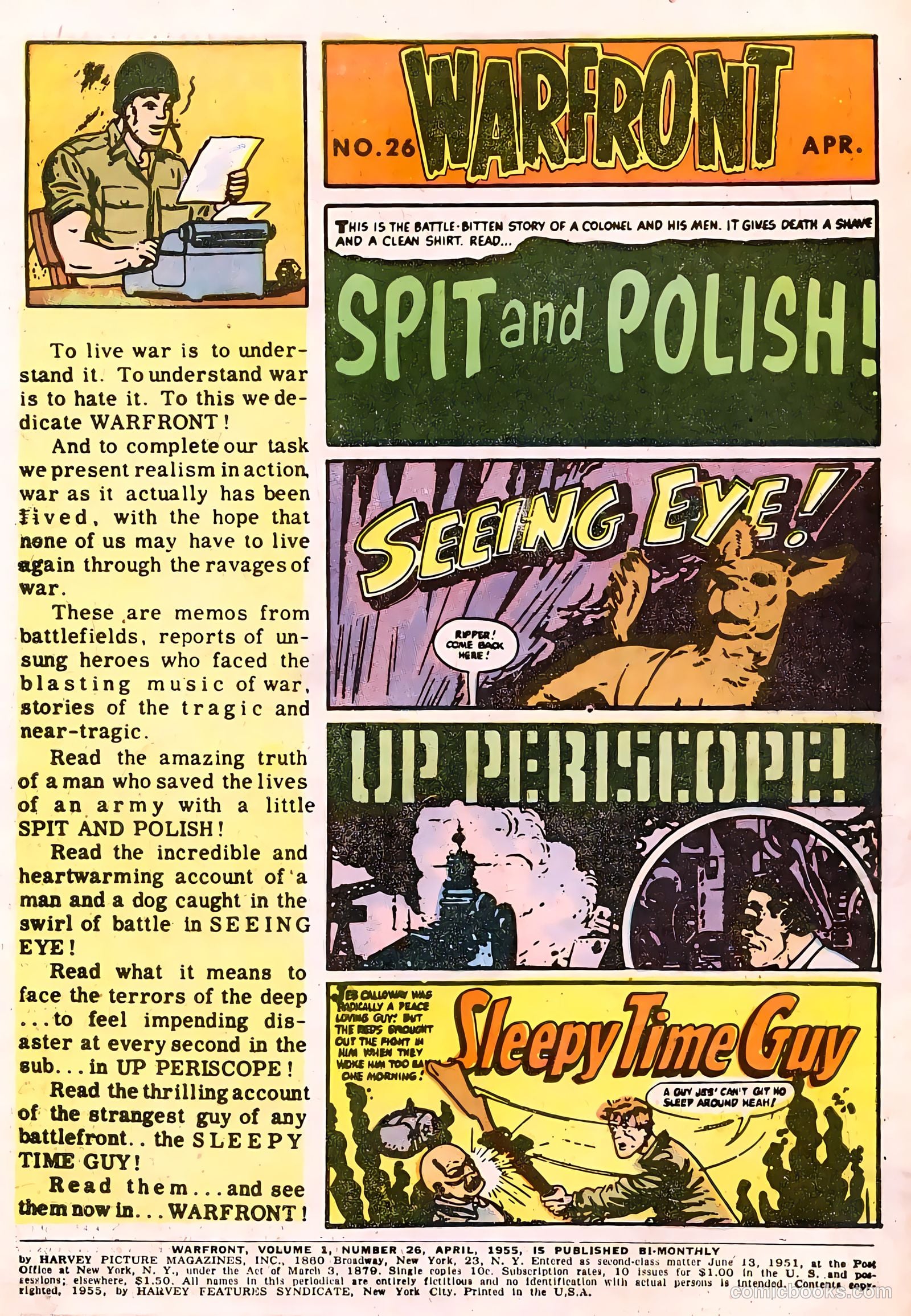 Warfront #26 (1955) — page 3 of 36