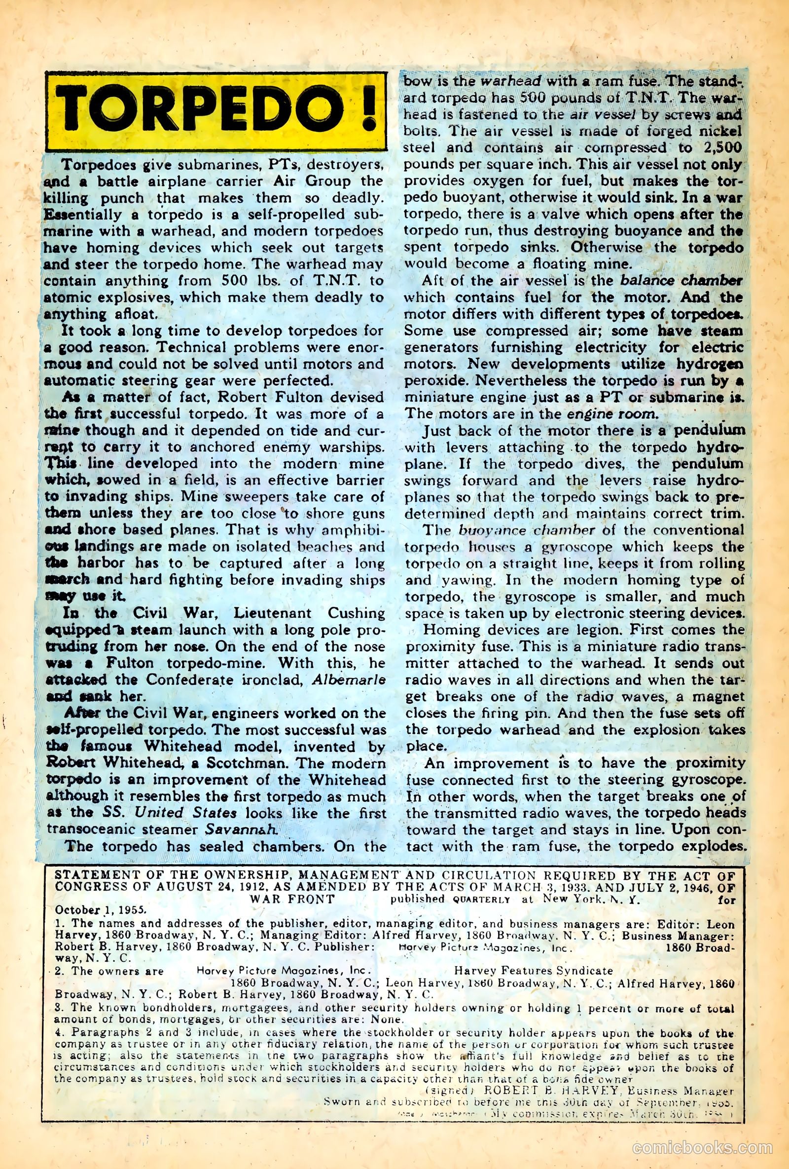Warfront #28 (1956) — page 32 of 36