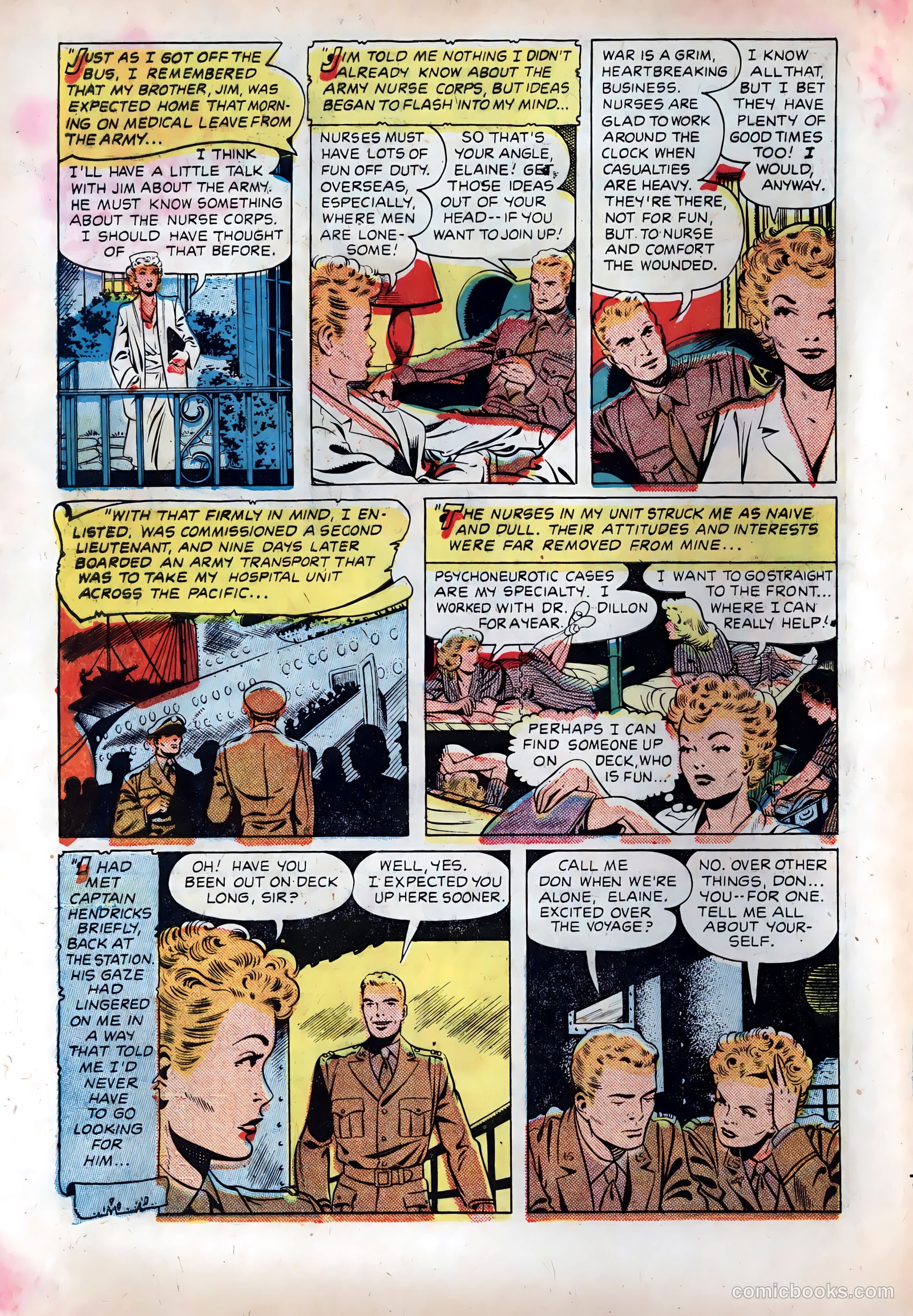 Wartime Romances #1 (1951) — page 5 of 37