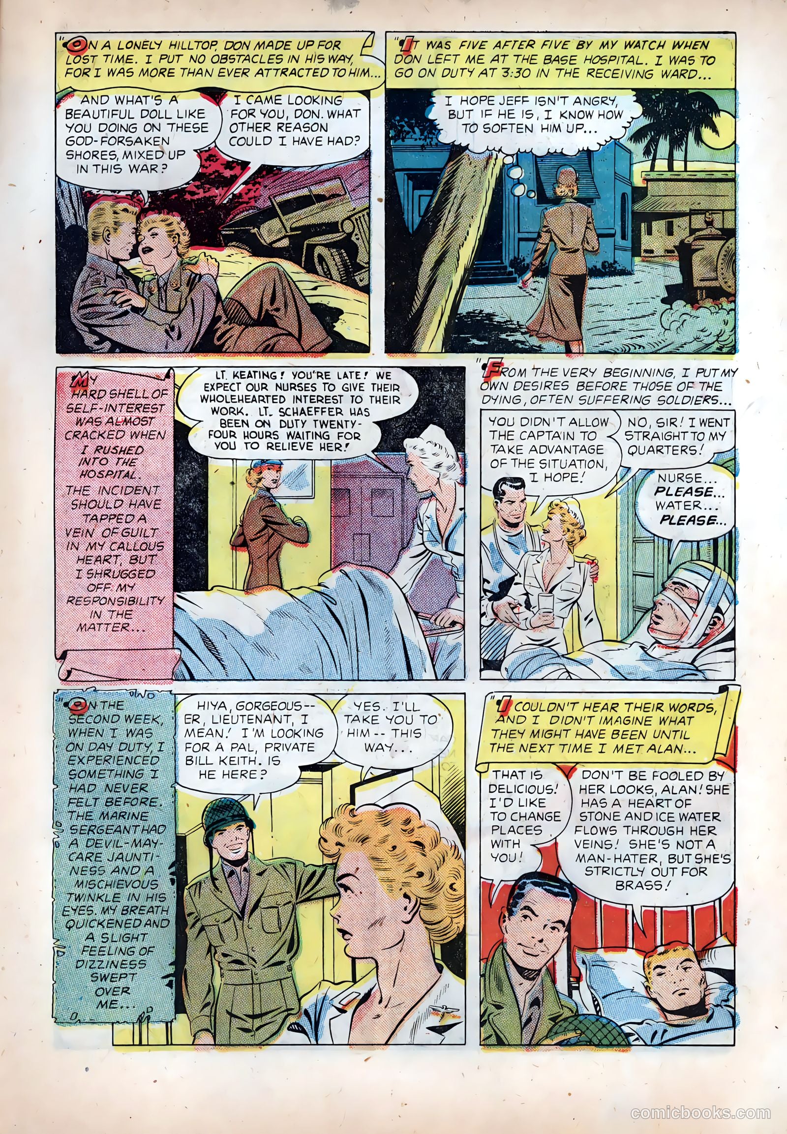 Wartime Romances #1 (1951) — page 8 of 37