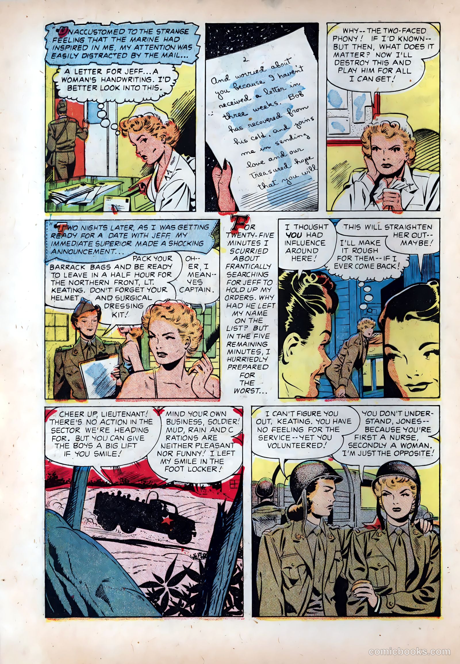 Wartime Romances #1 (1951) — page 9 of 37