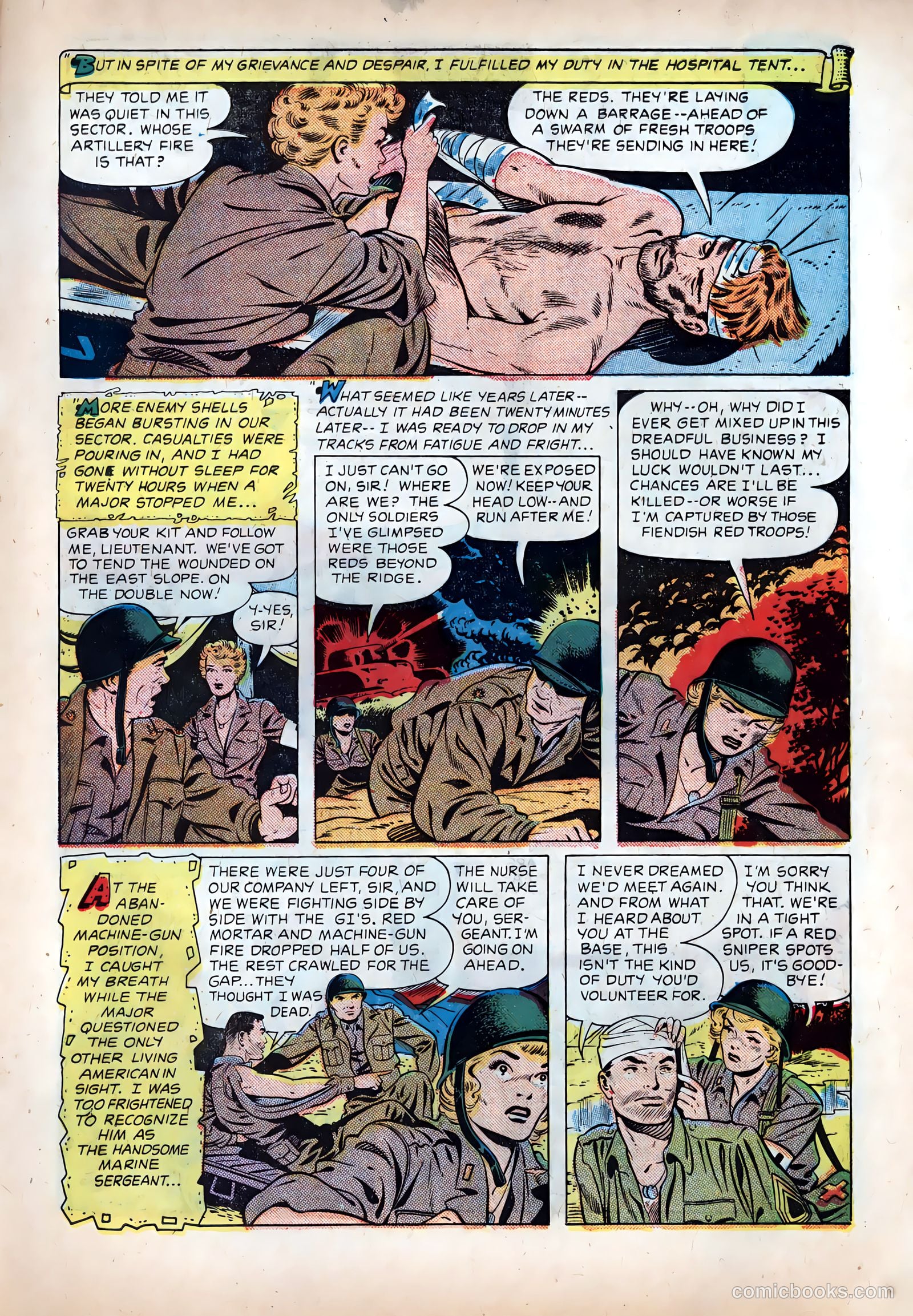 Wartime Romances #1 (1951) — page 10 of 37