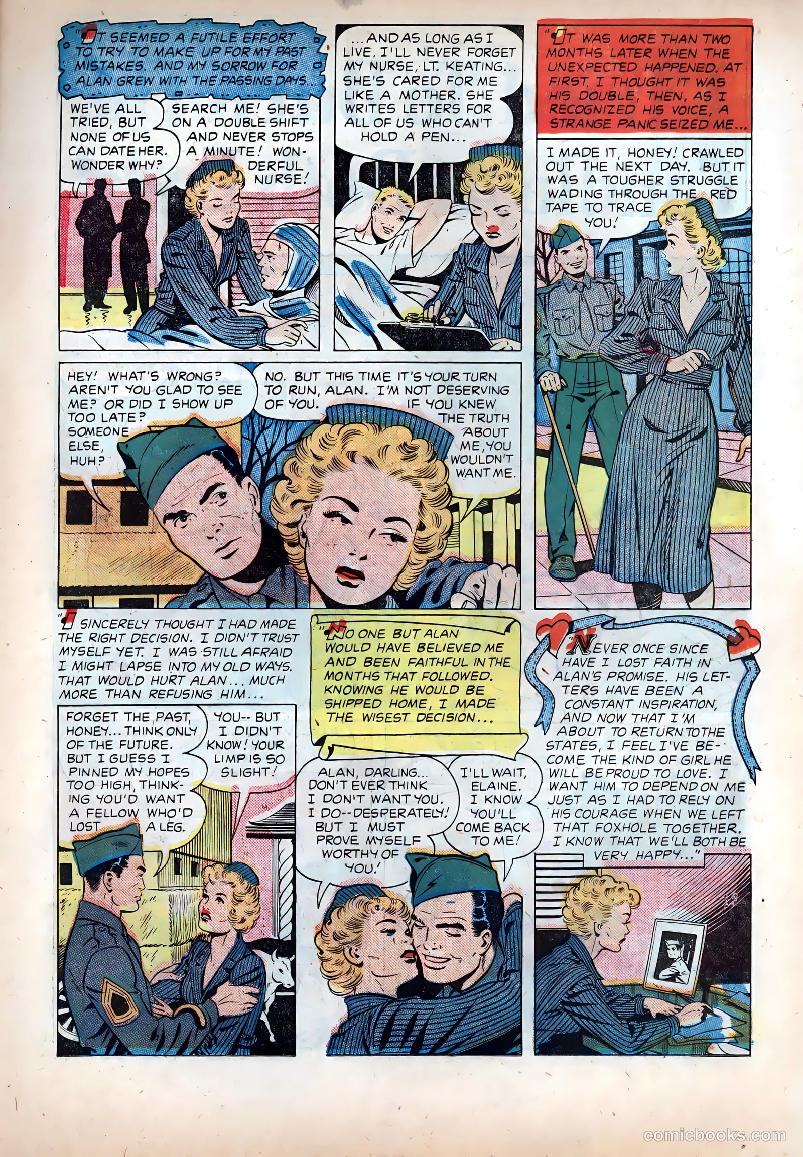 Wartime Romances #1 (1951) — page 12 of 37