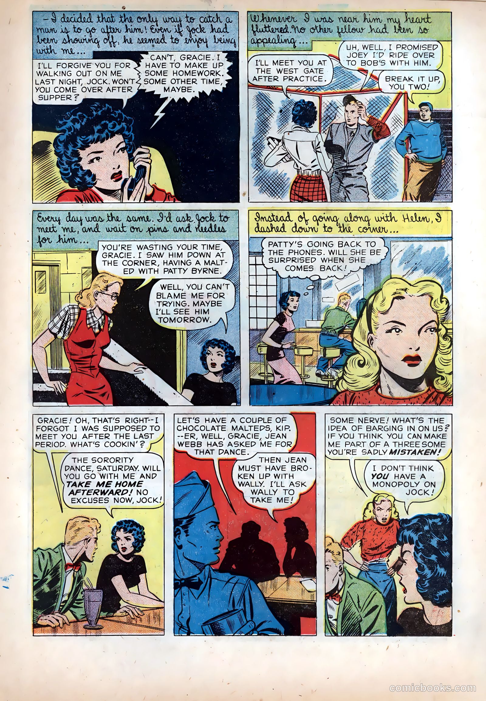 Wartime Romances #1 (1951) — page 16 of 37