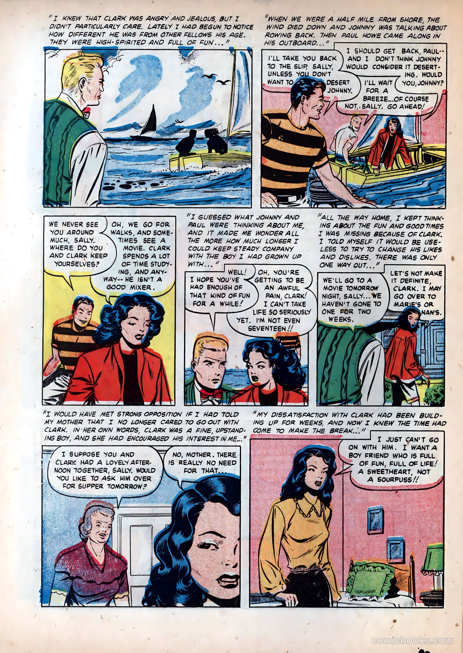 Wartime Romances #1 (1951) — page 21 of 37