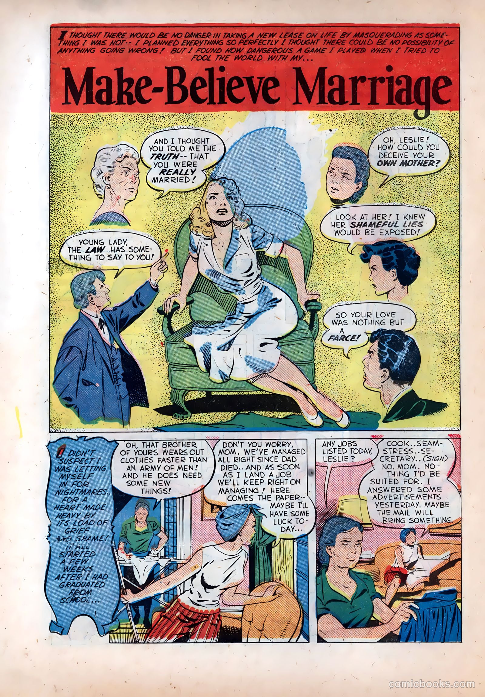 Wartime Romances #1 (1951) — page 27 of 37