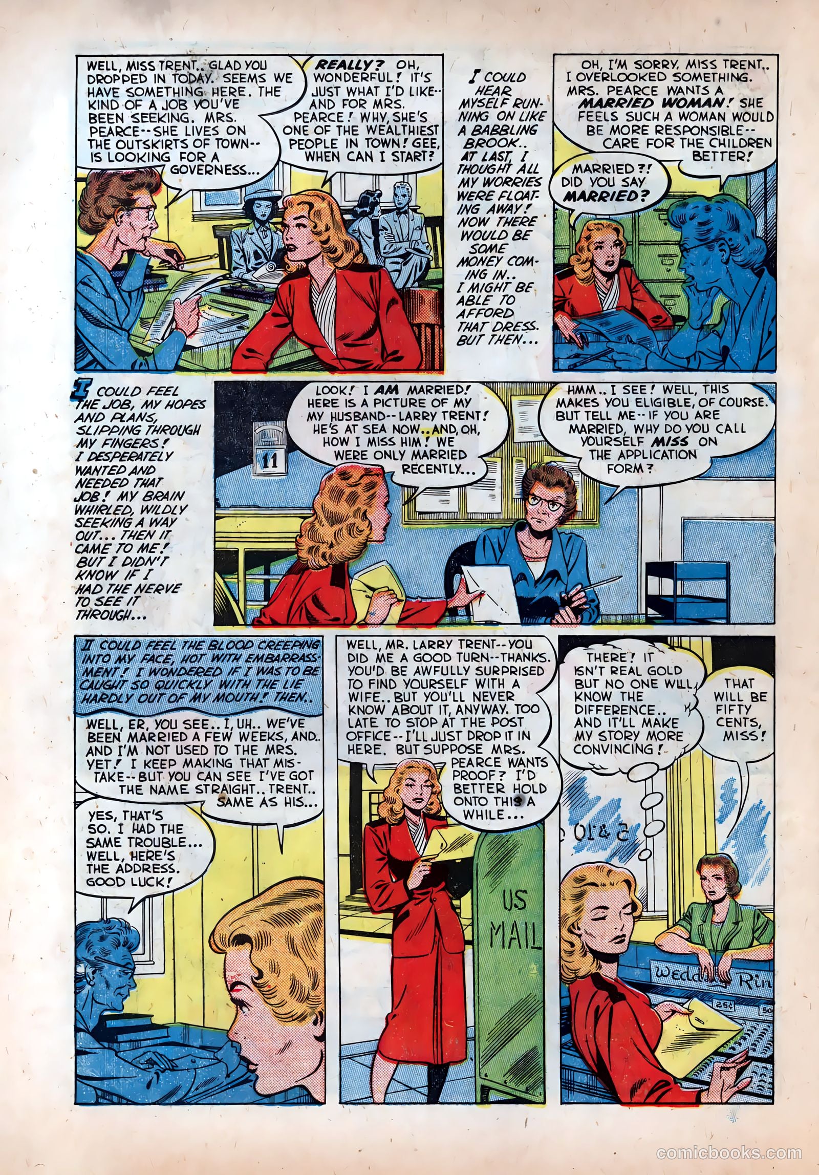 Wartime Romances #1 (1951) — page 29 of 37
