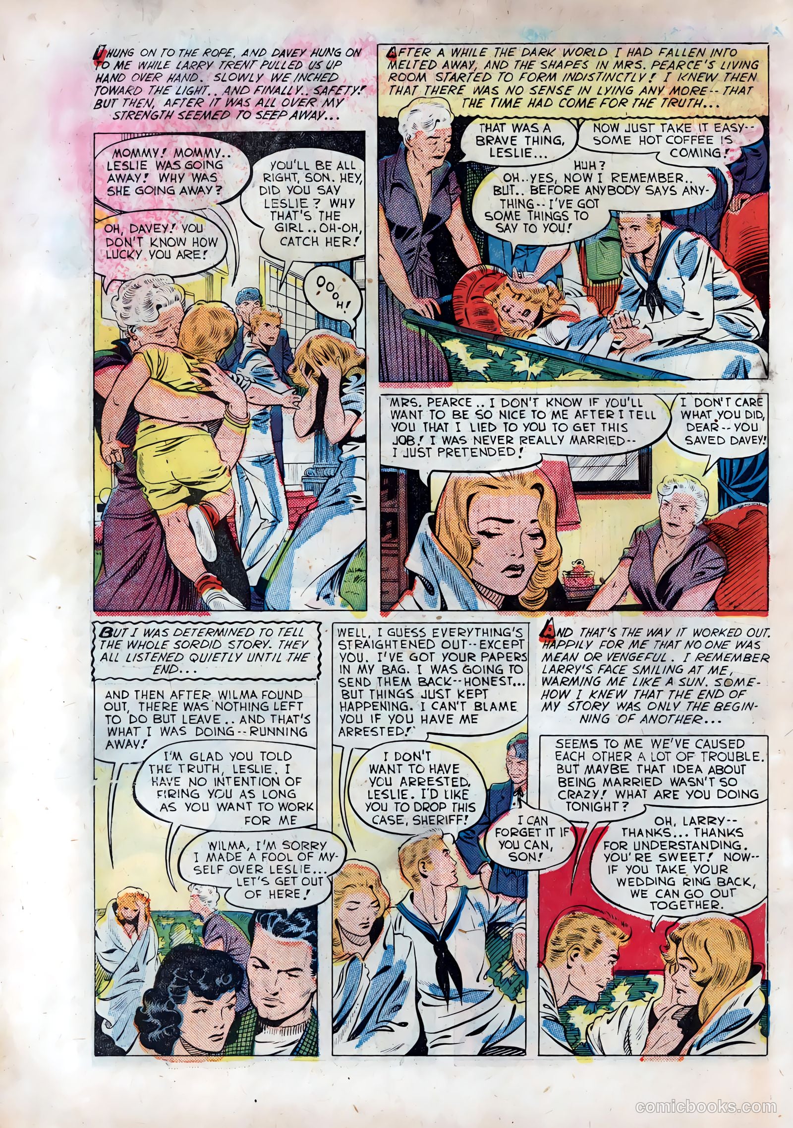 Wartime Romances #1 (1951) — page 35 of 37