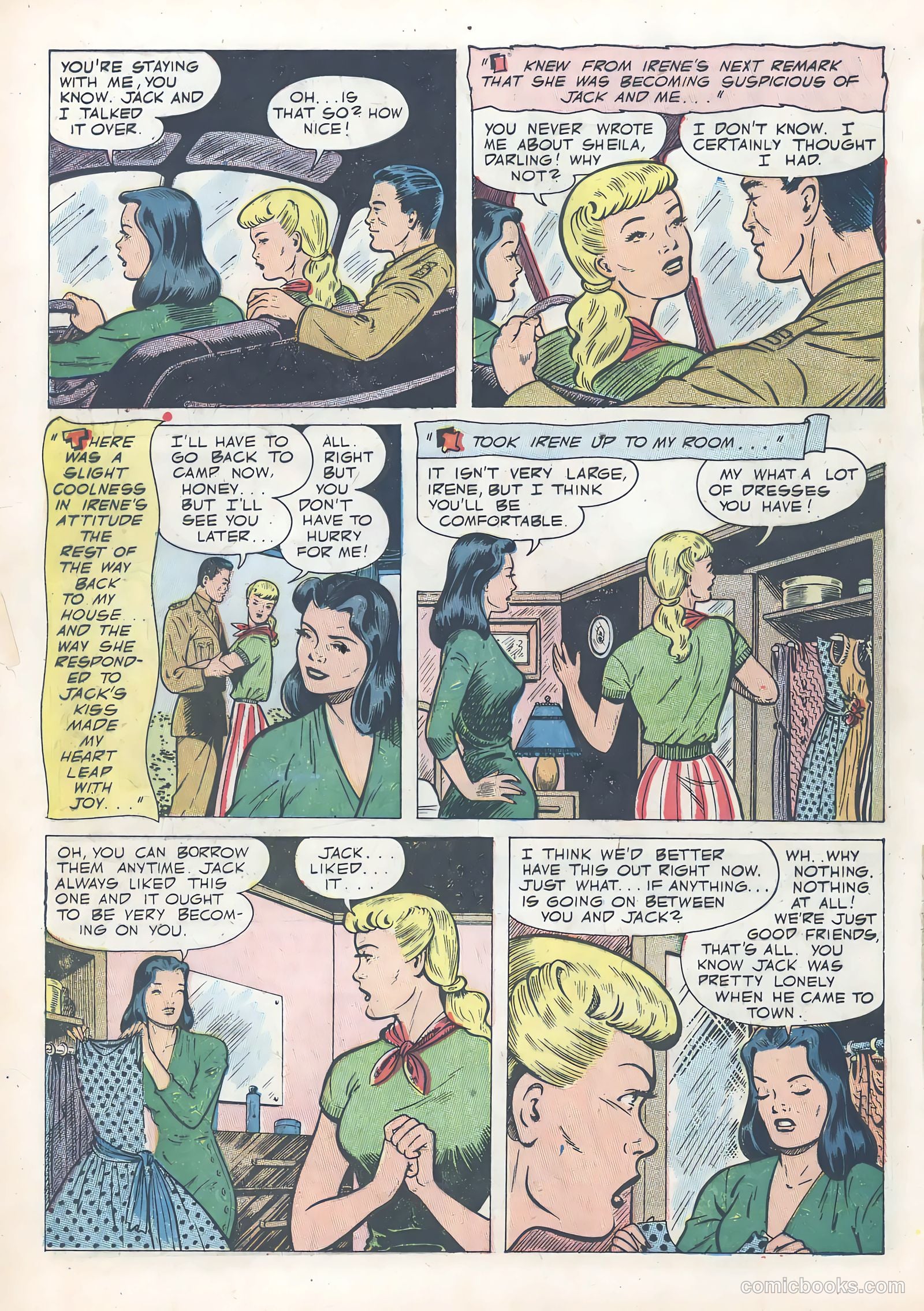 Wartime Romances #10 (1952) — page 16 of 36