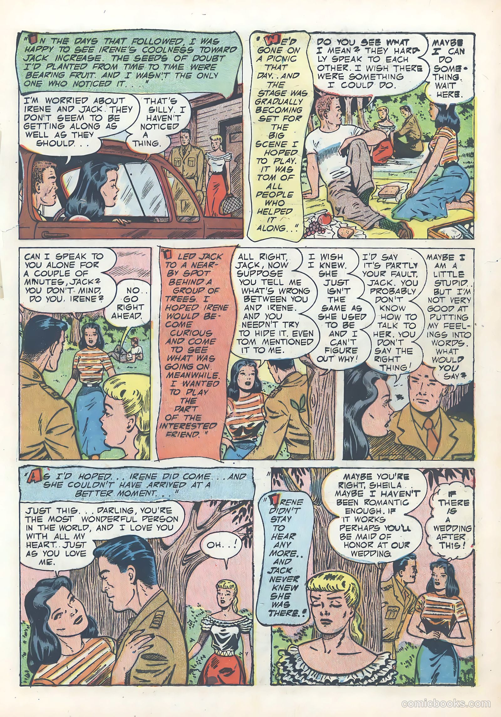 Wartime Romances #10 (1952) — page 17 of 36