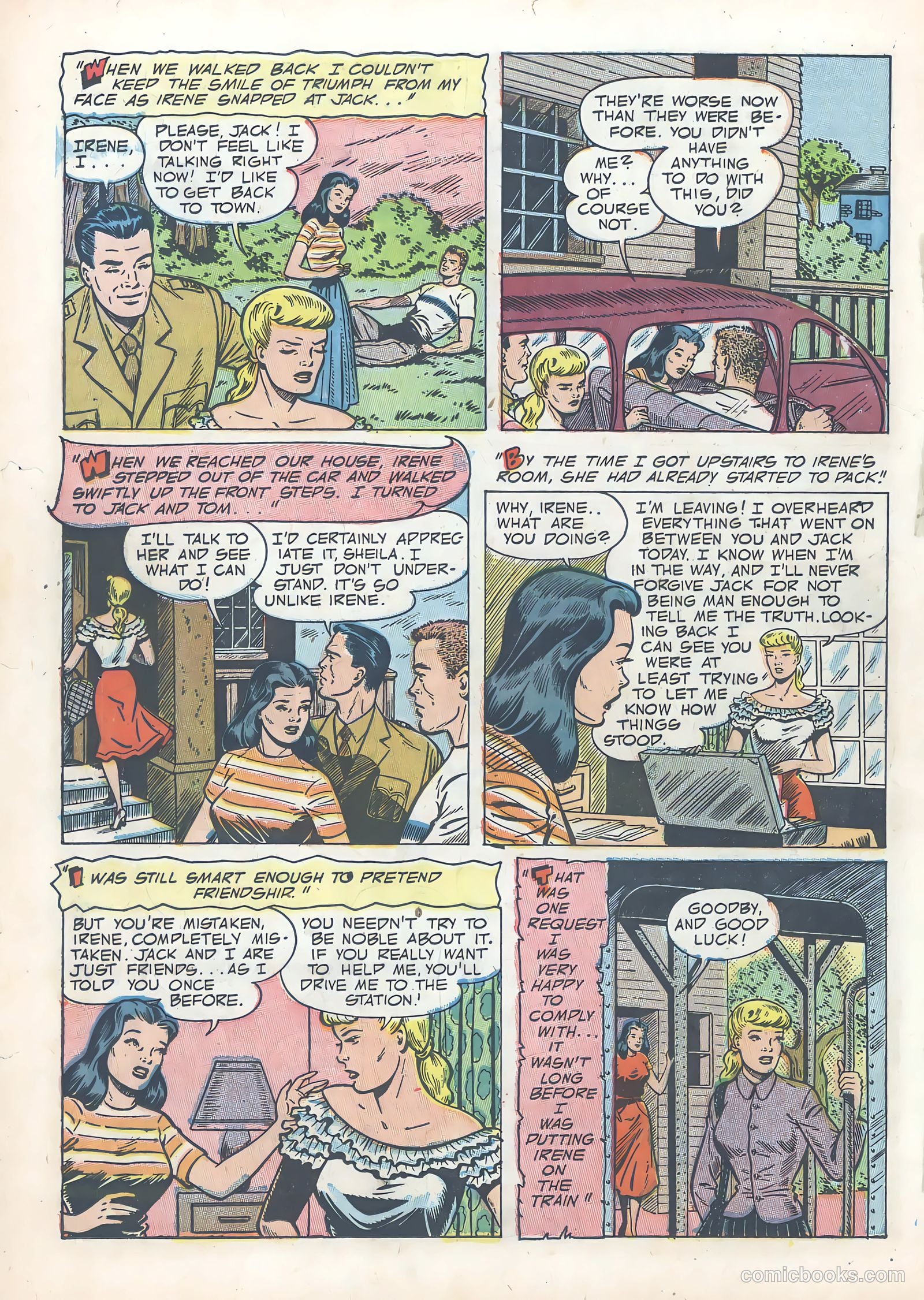 Wartime Romances #10 (1952) — page 18 of 36