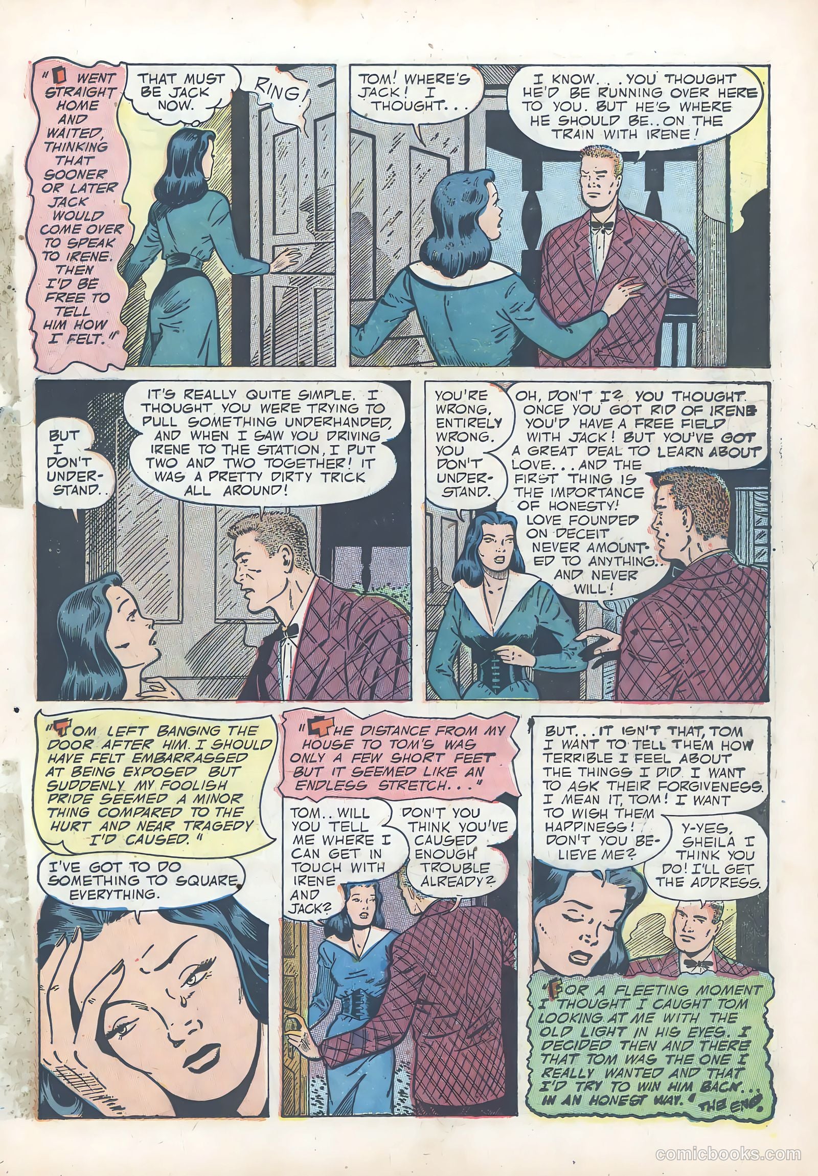 Wartime Romances #10 (1952) — page 19 of 36